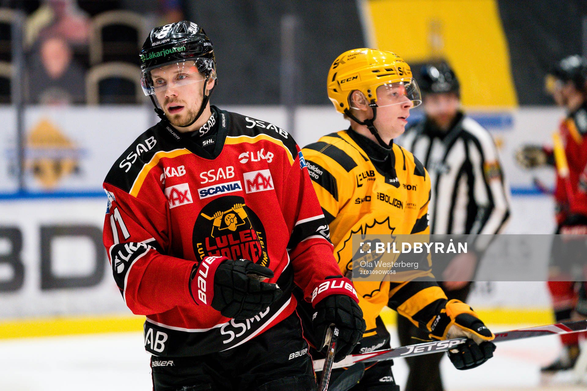 Luleås Petter Emanuelsson och Skellefteås Jacob Andersson