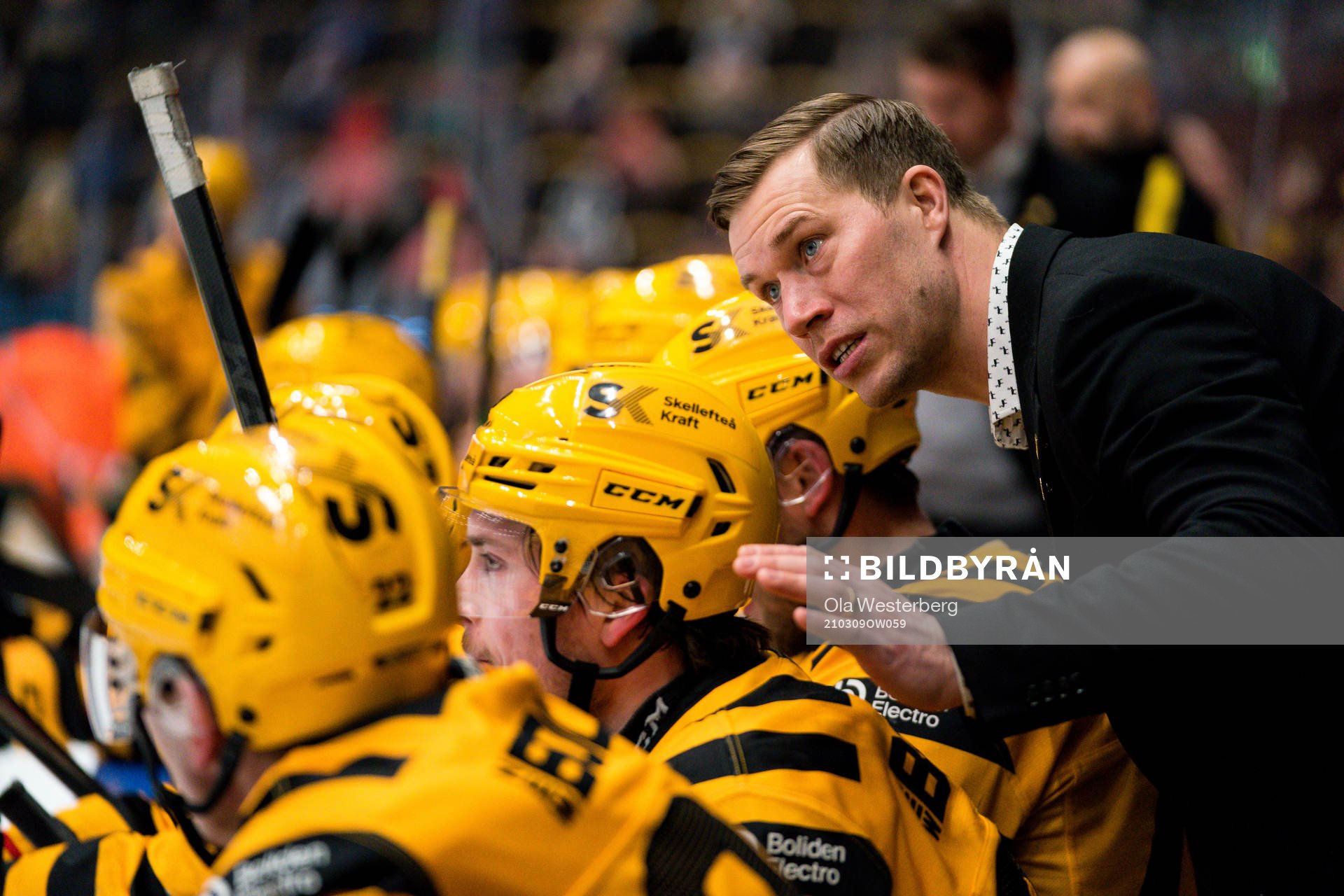 Skellefteås assisterande tränare Andreas Falk
