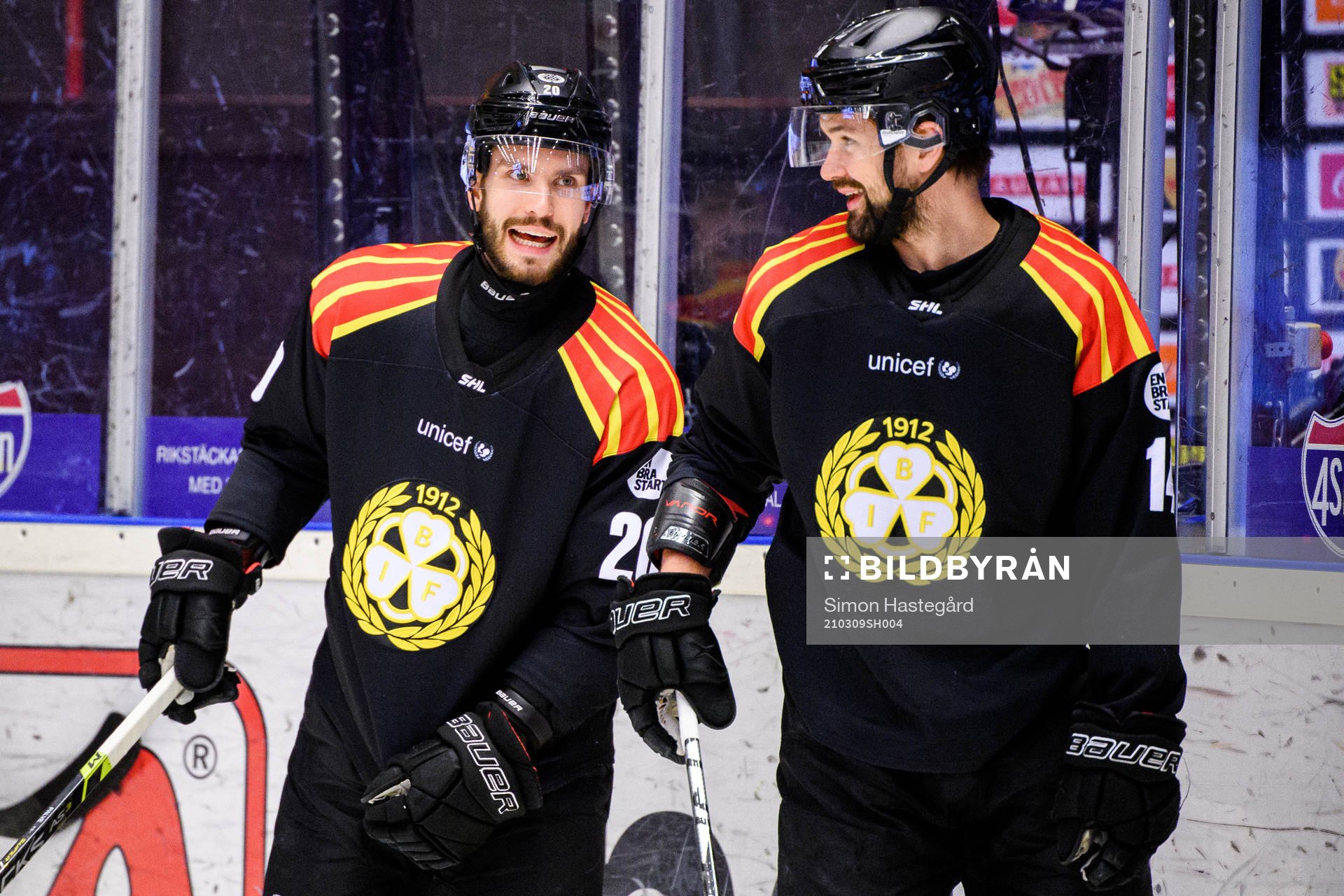 Brynäs Oula Palve och Johan Alcén