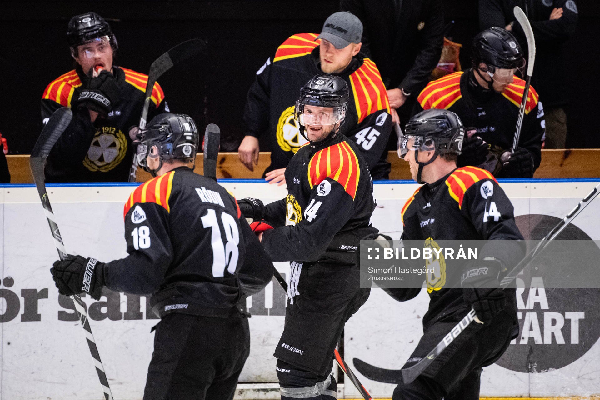 Brynäs Chad Billins jublar