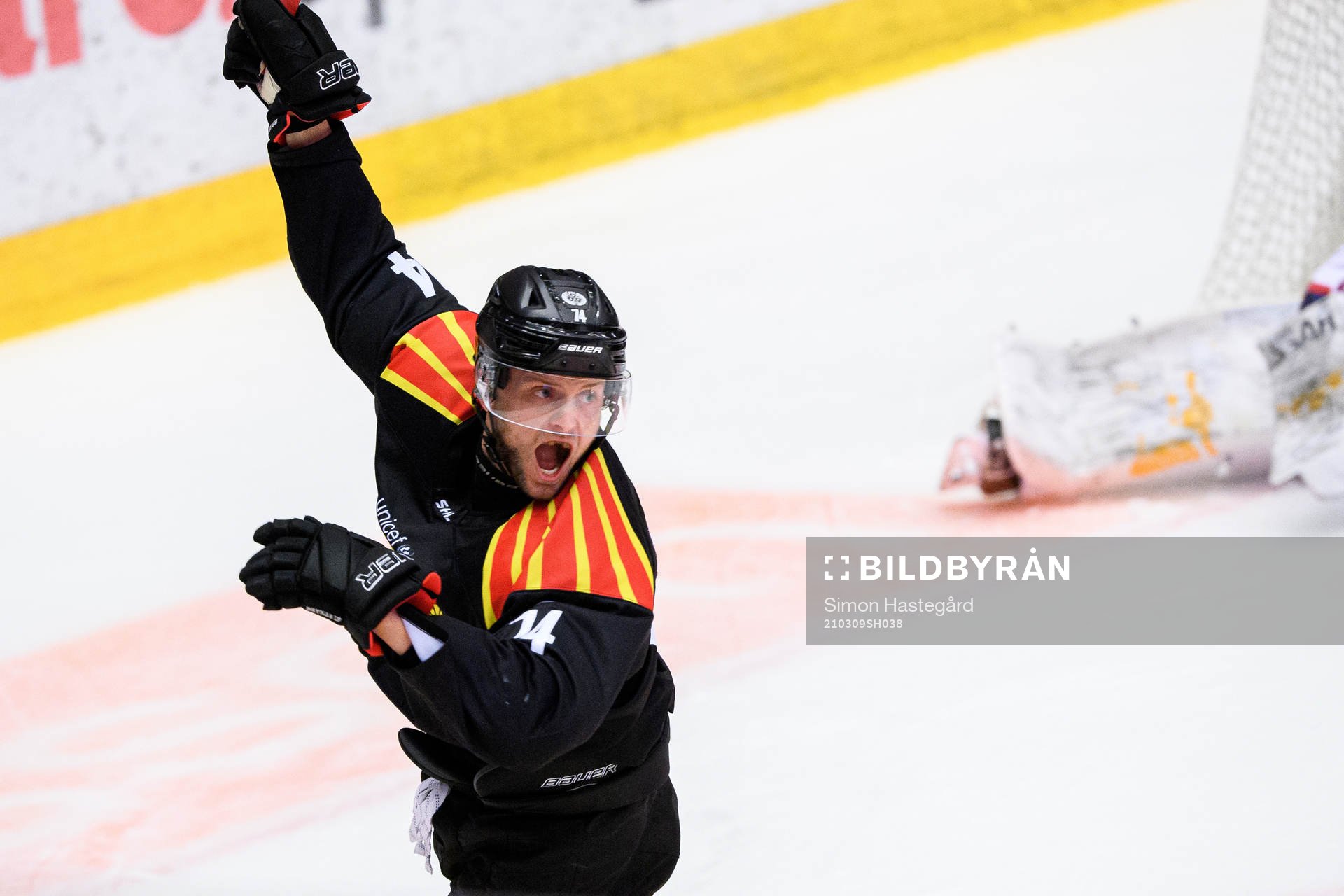 Brynäs Chad Billins jublar