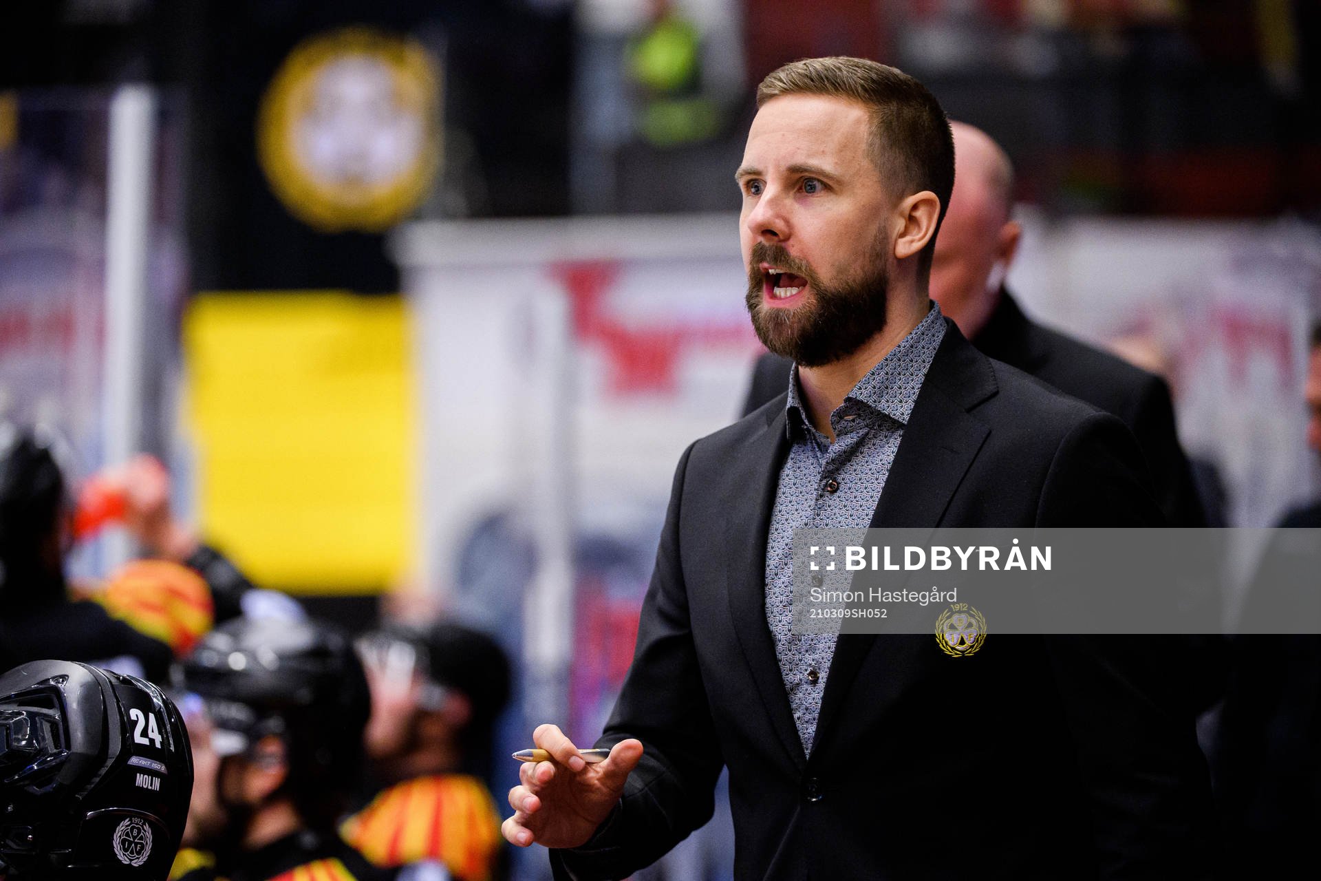 Brynäs assisterande tränare Viktor Stråhle