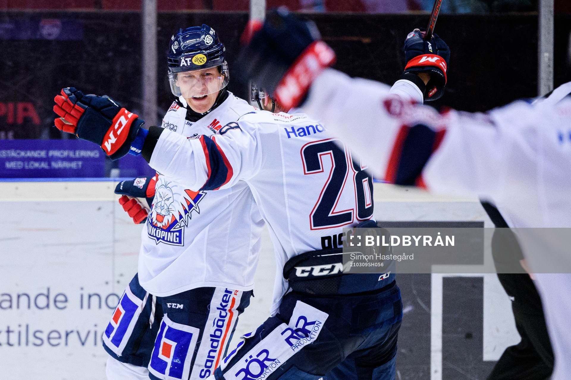 Linköpings Patrik Lundh jublar