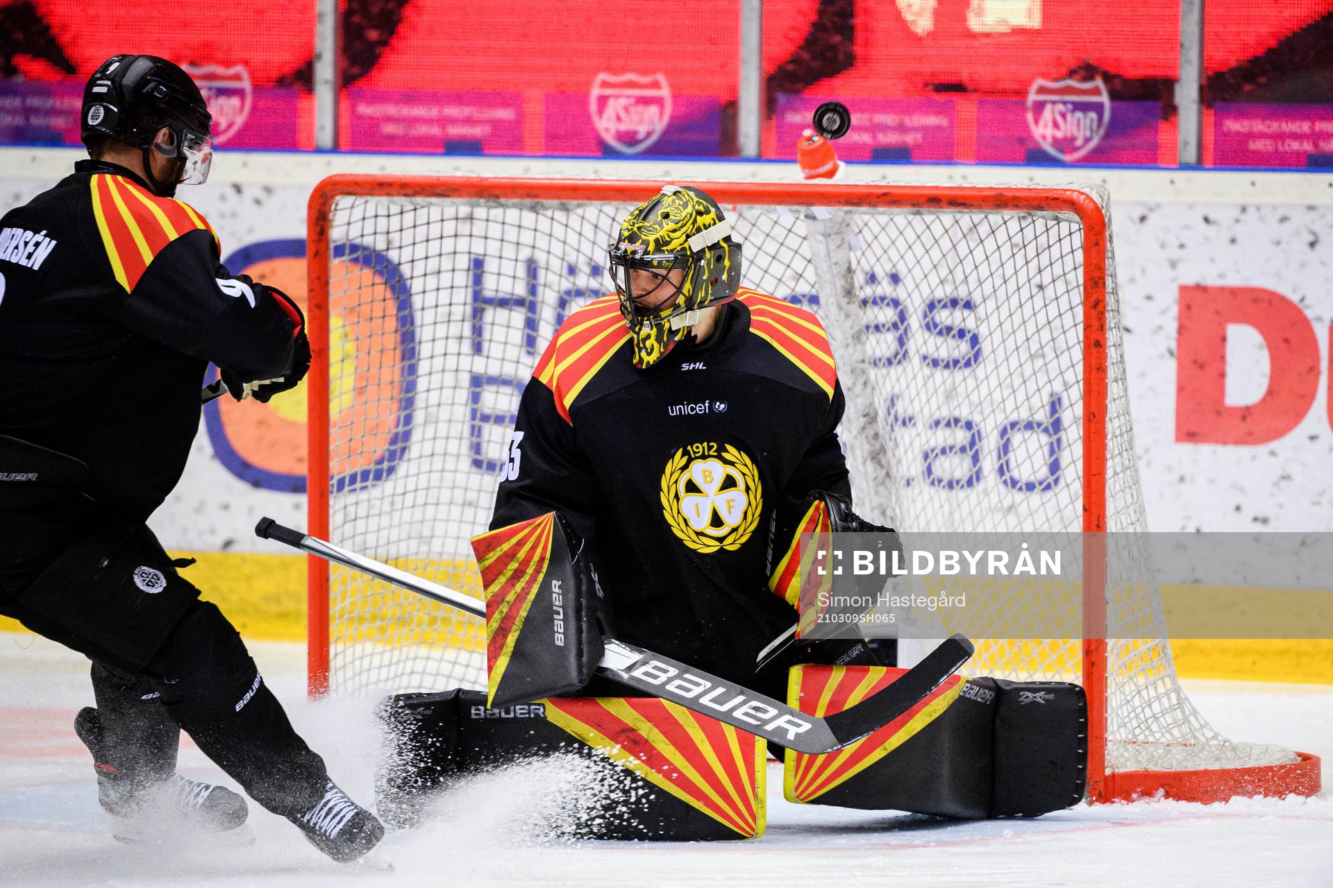 Brynäs målvakt Samuel Ersson