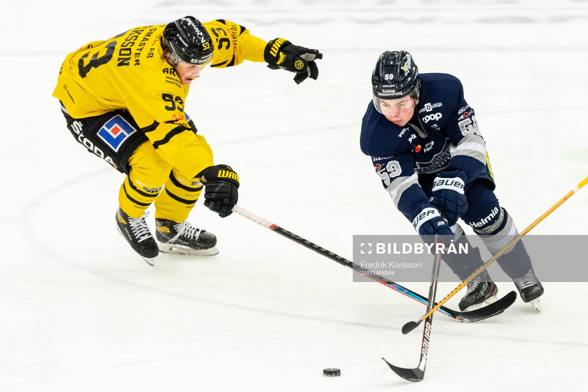 Västerås Anthon Eriksson och Karlskogas Lukas Pilö