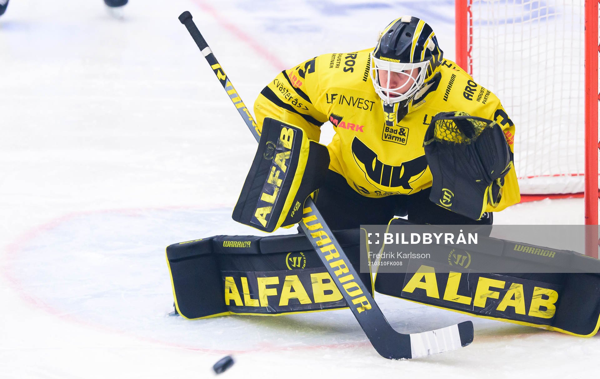 Västerås målvakt Emil Kruse