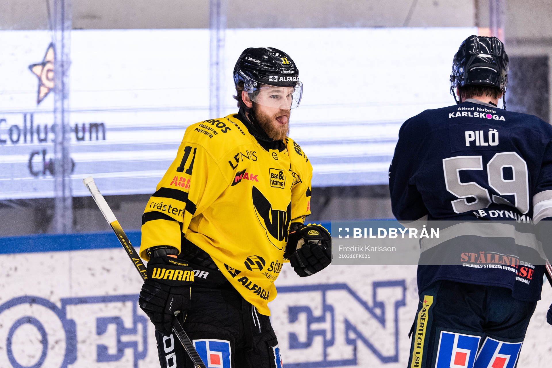 Västerås Sam Marklund jublar