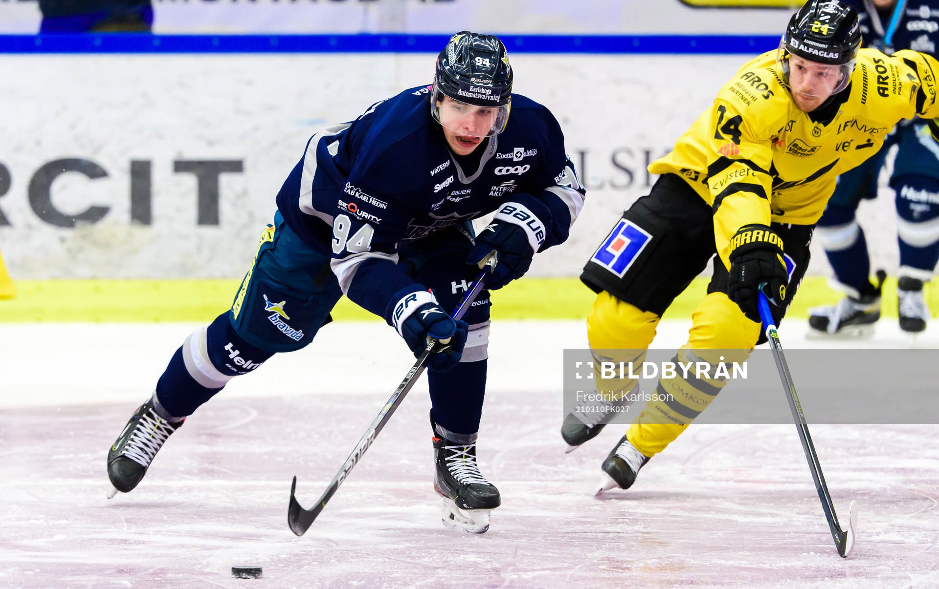 Karlskogas Linus Karlsson och Västerås Joakim Hillding