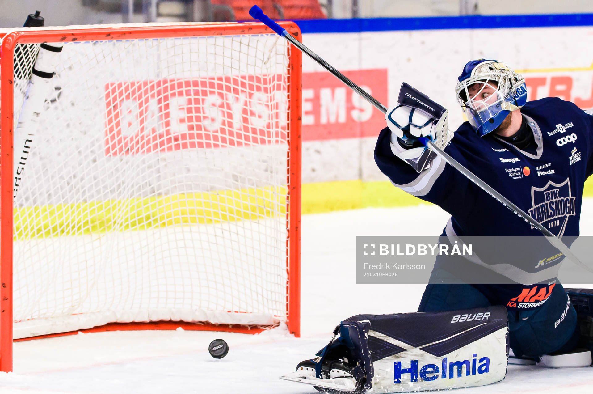 Karlskogas målvakt Tim Juel