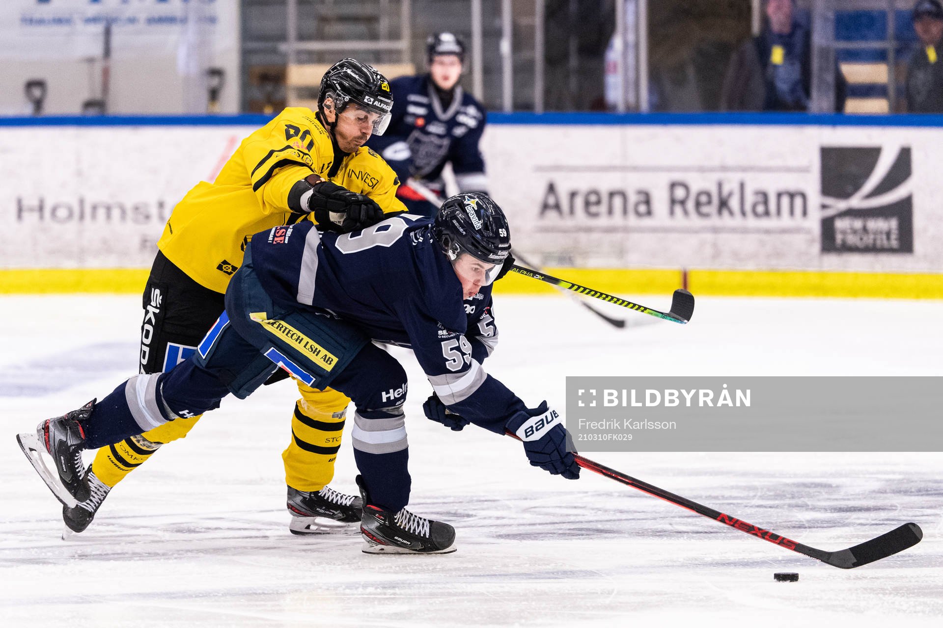 Västerås Henrik Hetta och Karlskogas Lukas Pilö