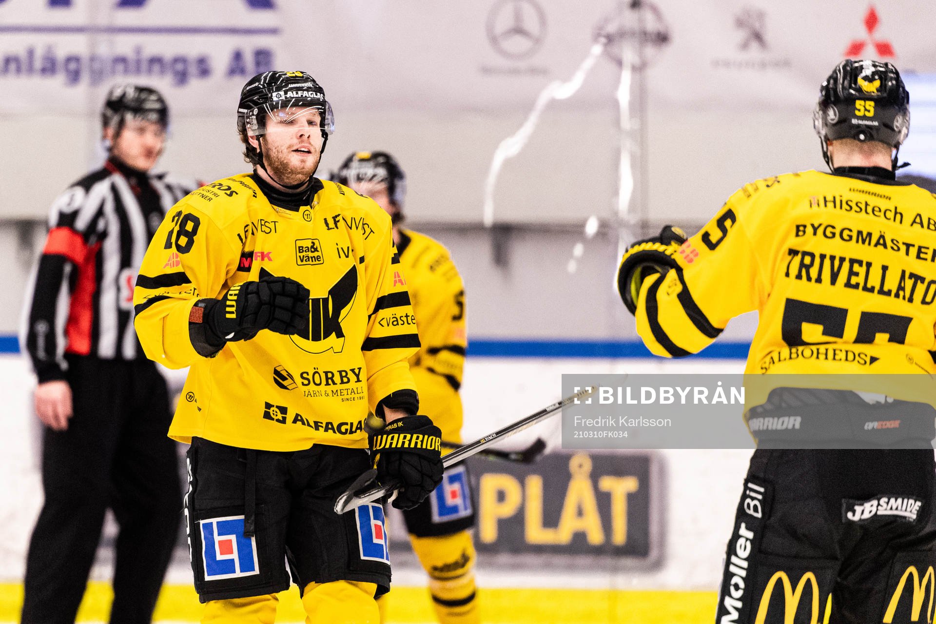 Västerås Lukas Zetterberg jublar