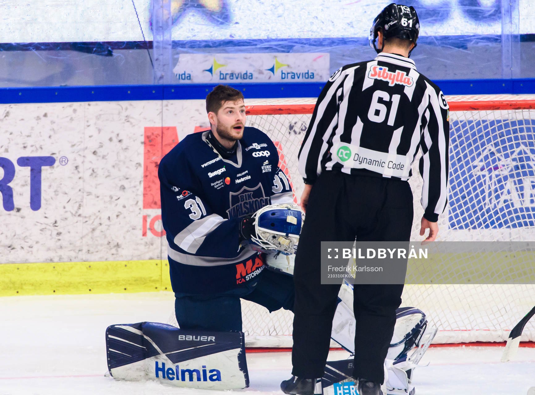 Karlskogas målvakt Tim Juel