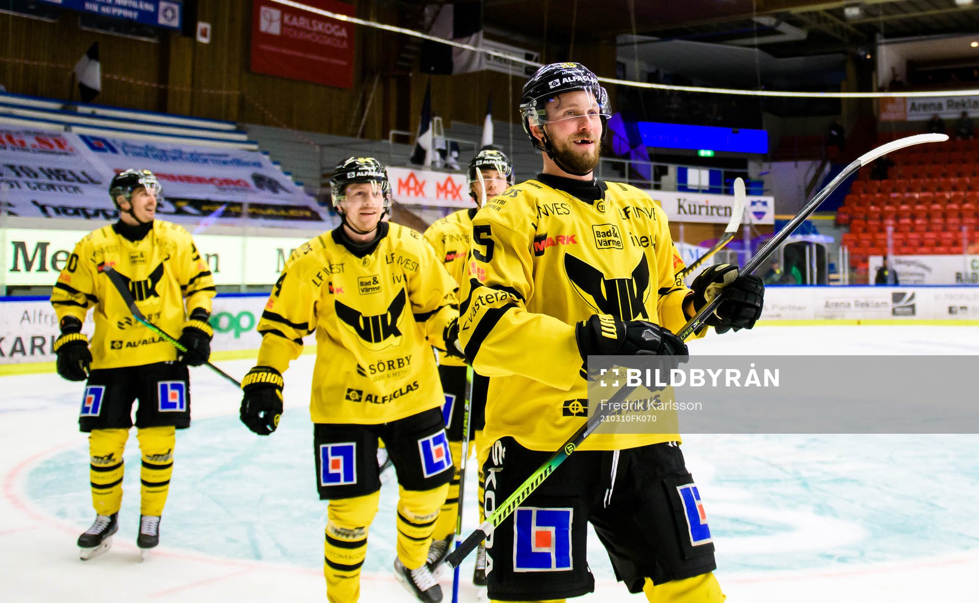 Västerås Marcus Bergman jublar