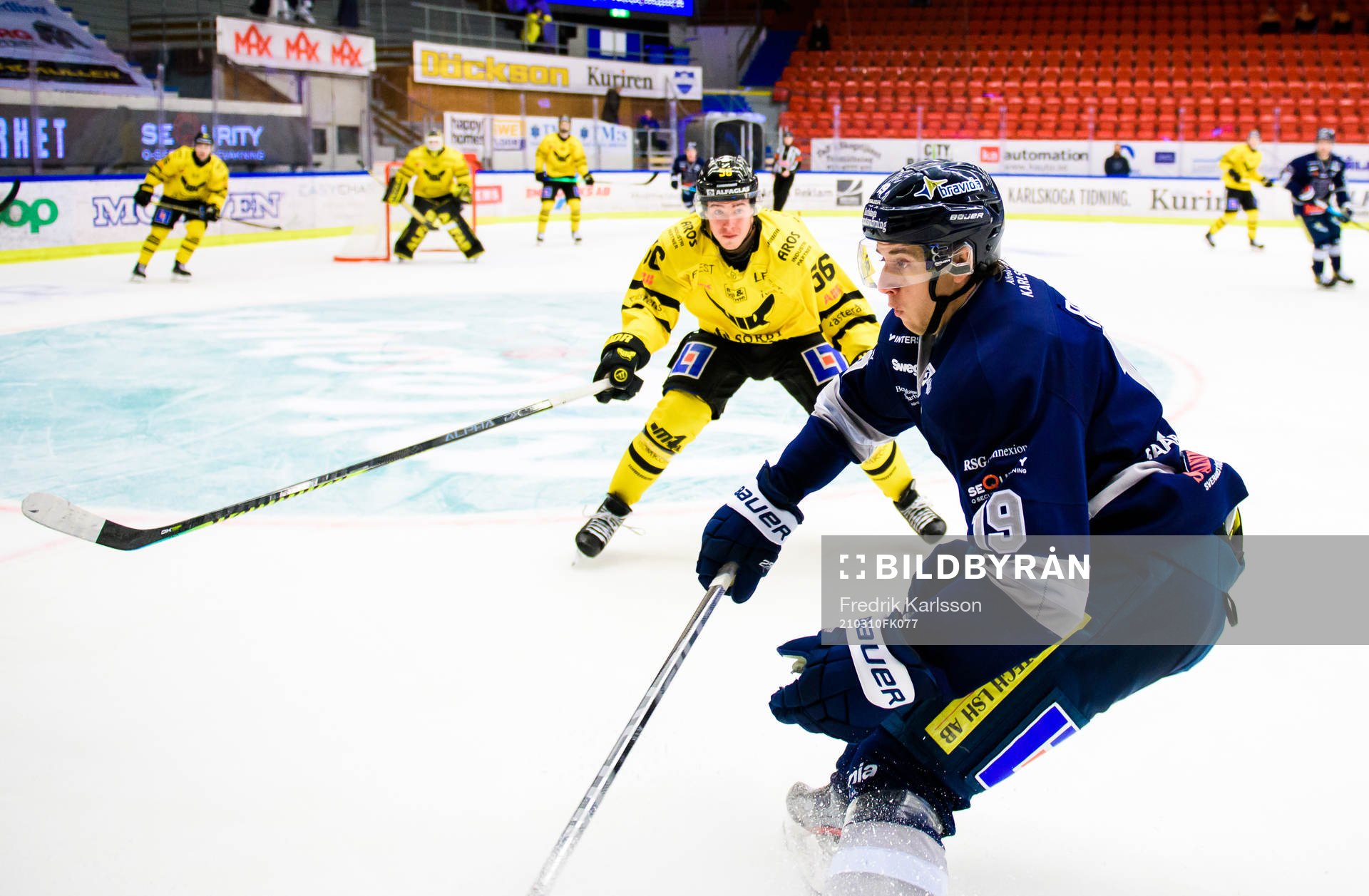 Västerås Alexander Lunsjö och Karlskogas Filip Roos