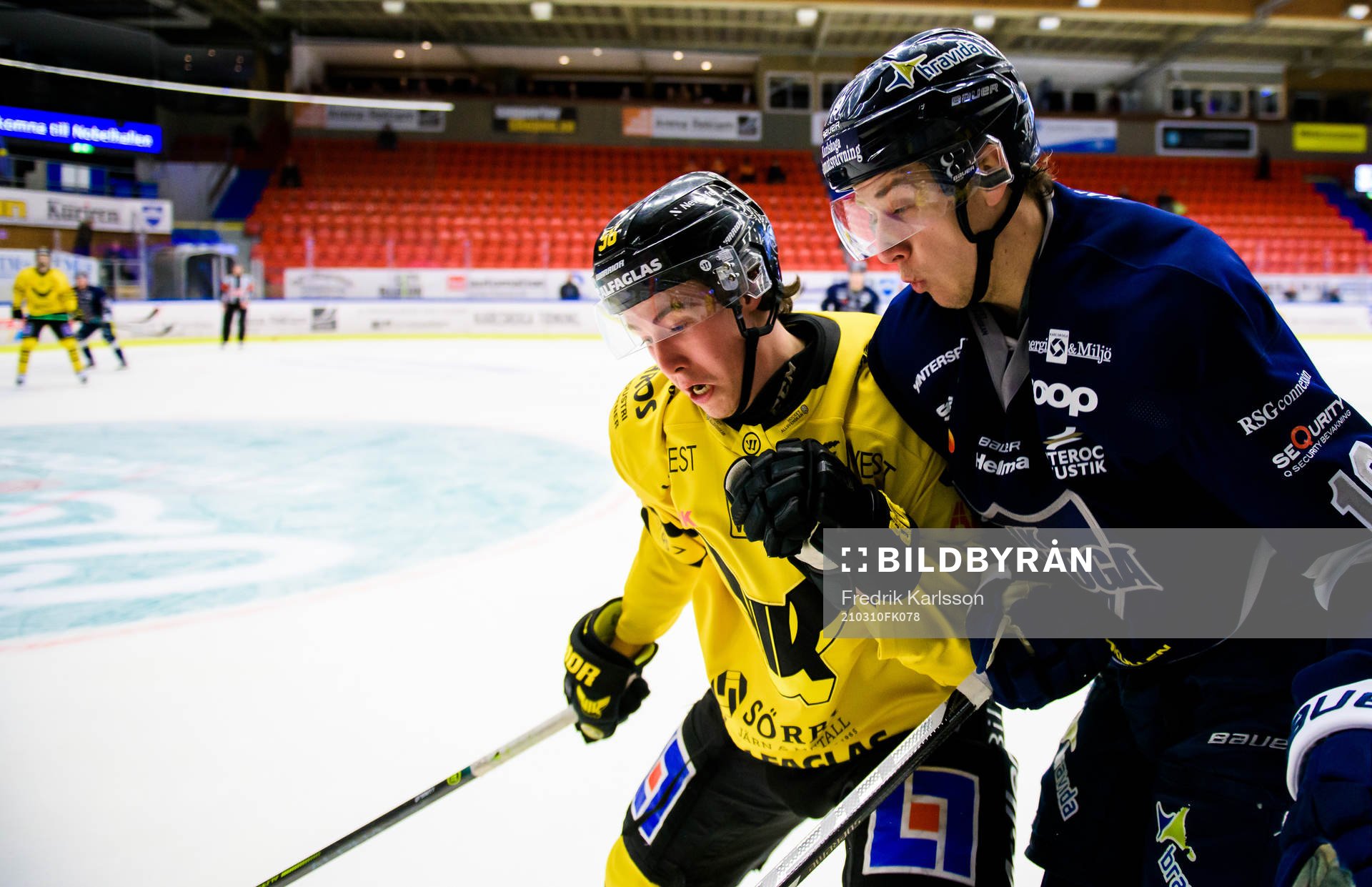 Västerås Alexander Lunsjö och Karlskogas Filip Roos