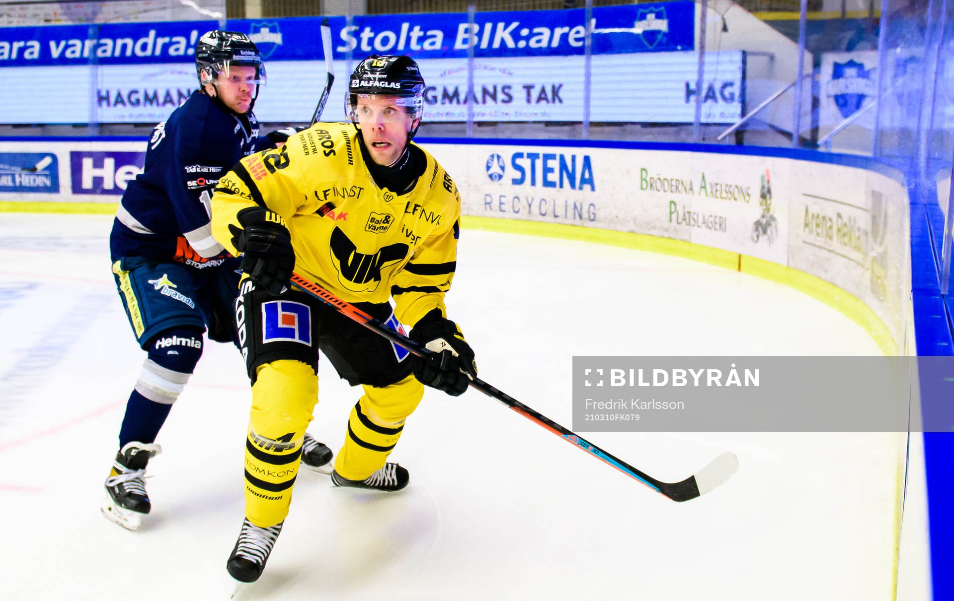 Karlskogas David Lindquist och Västerås Fredrik Johansson