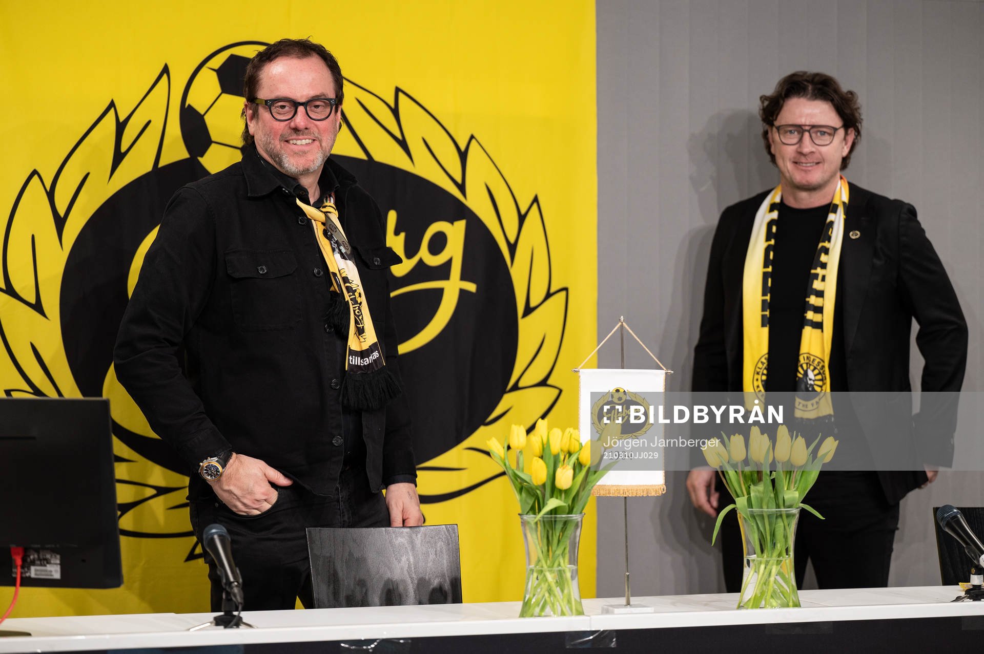 Elfsborgs ordförande Sune Lundqvist och klubbchef Stefan
