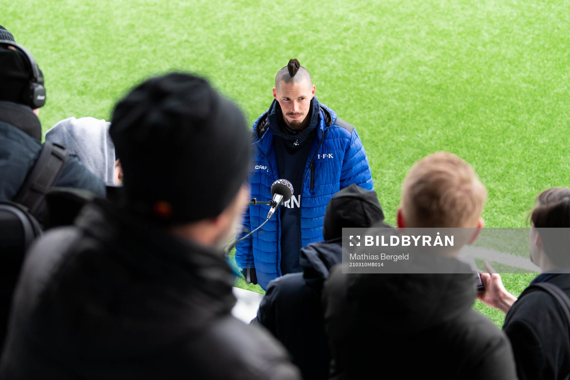 Marek Hamsik blir intervjuad