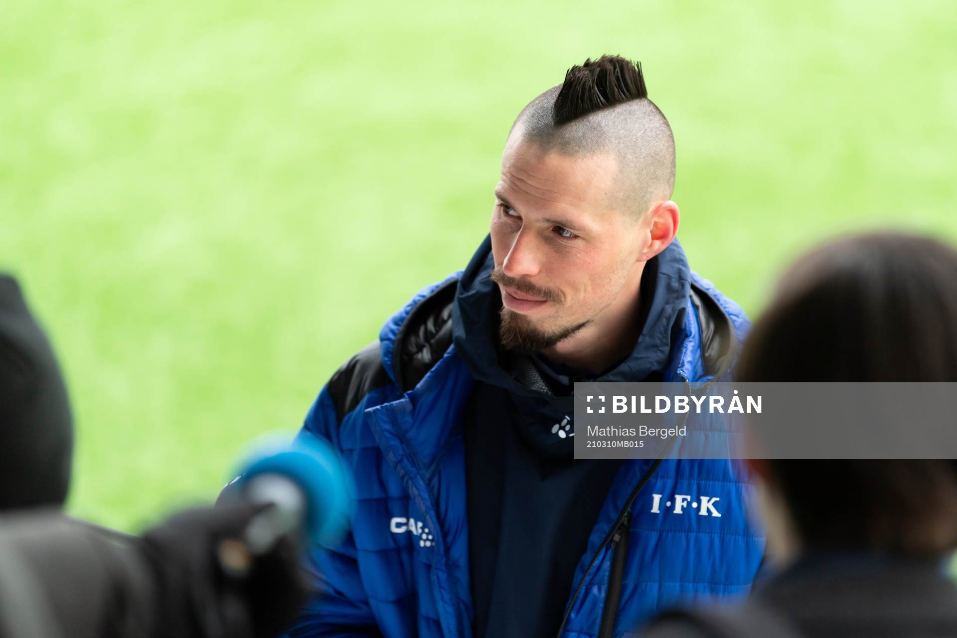 Marek Hamsik blir intervjuad
