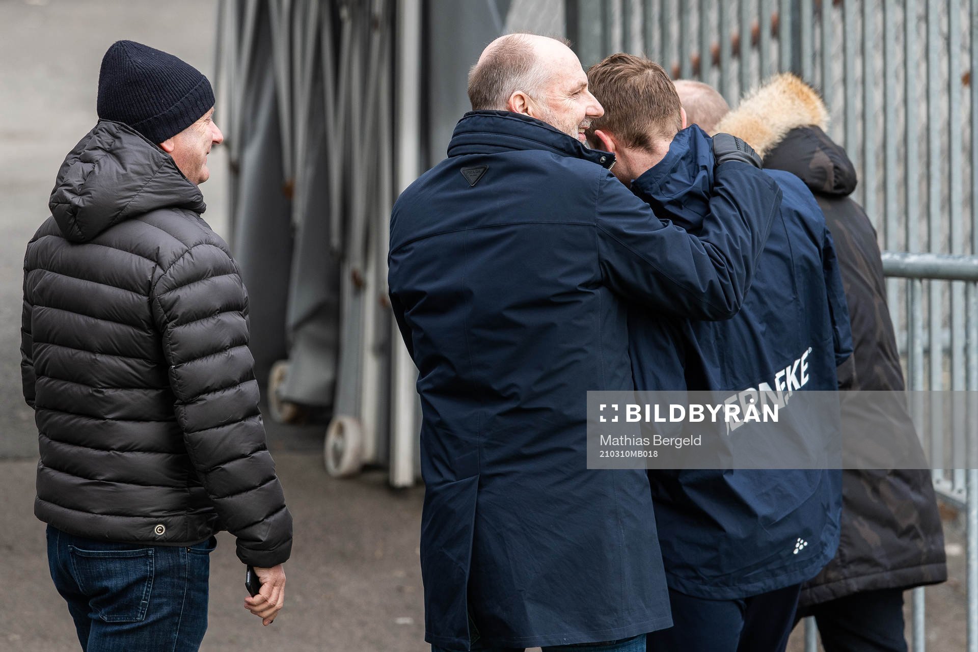 Klubbdirektör Håkan Mild och Sam Larsson