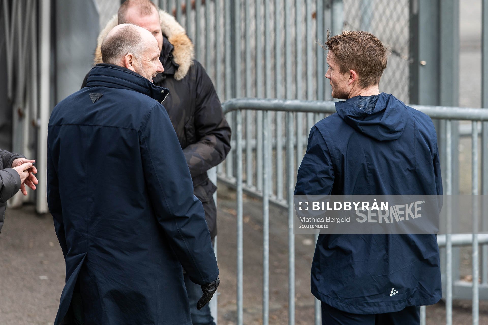 Klubbdirektör Håkan Mild och Sam Larsson