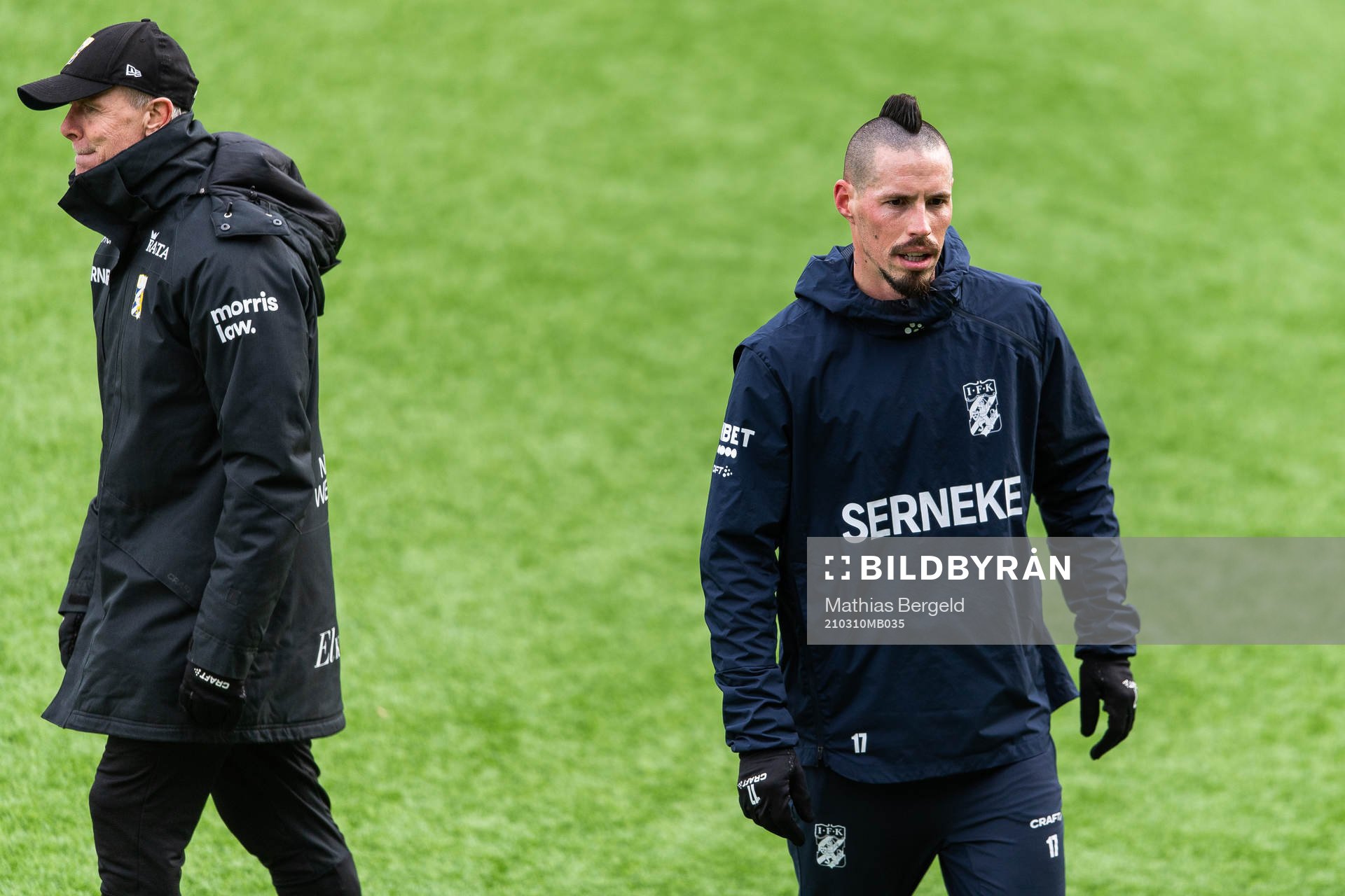 tränare Roland Nilsson och Marek Hamsik