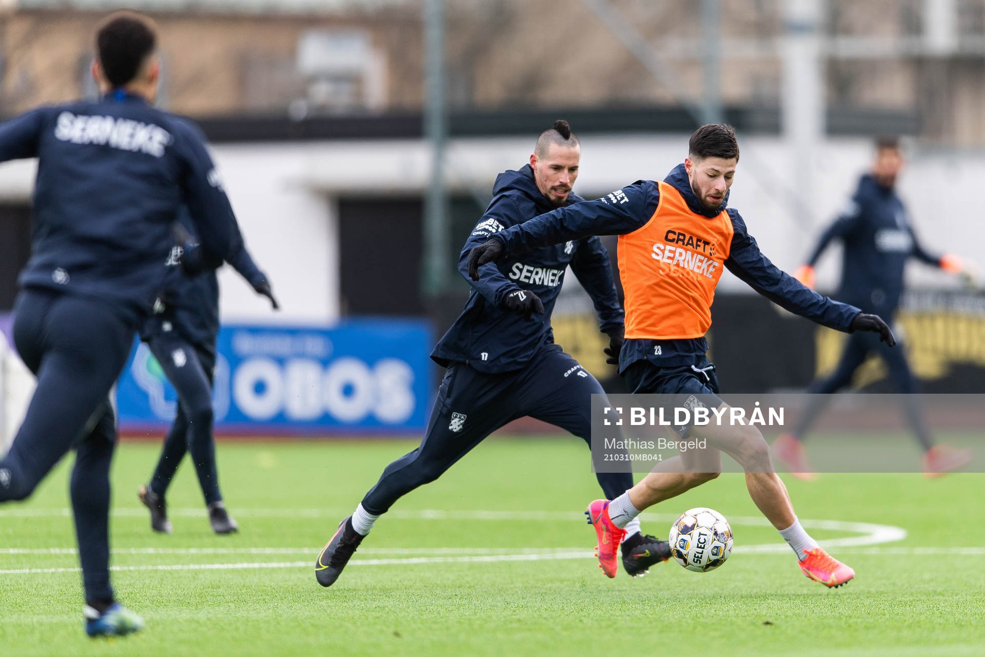 Marek Hamsik och Kevin Yacob