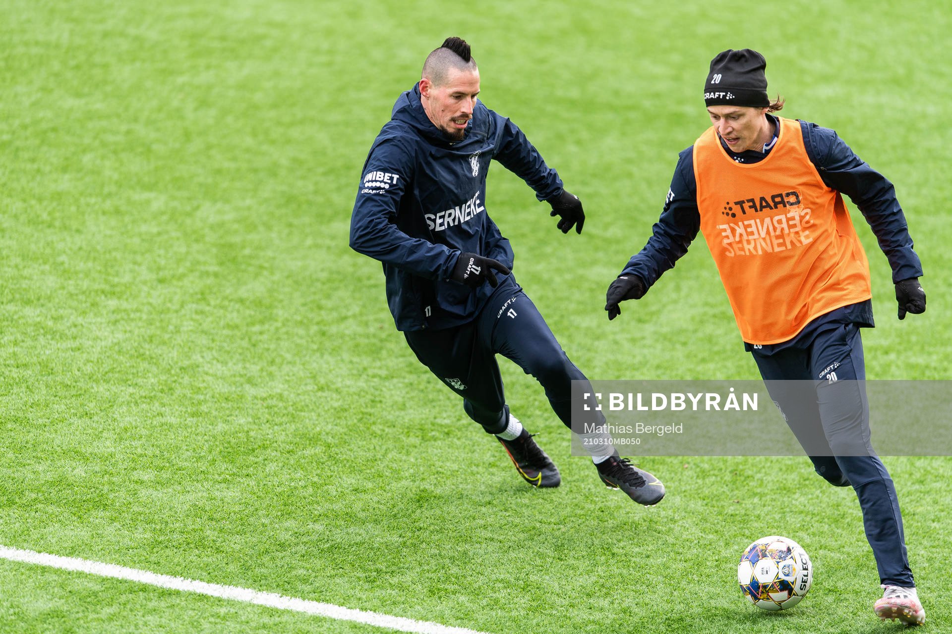 Marek Hamsik och Simon Thern