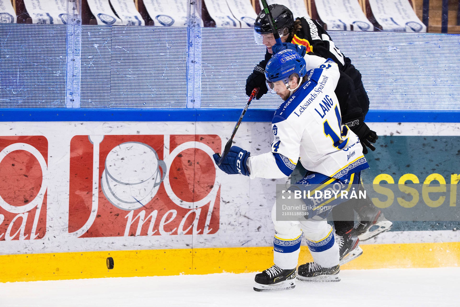 Leksands Oskar Lang och Brynäs Tom Hedberg