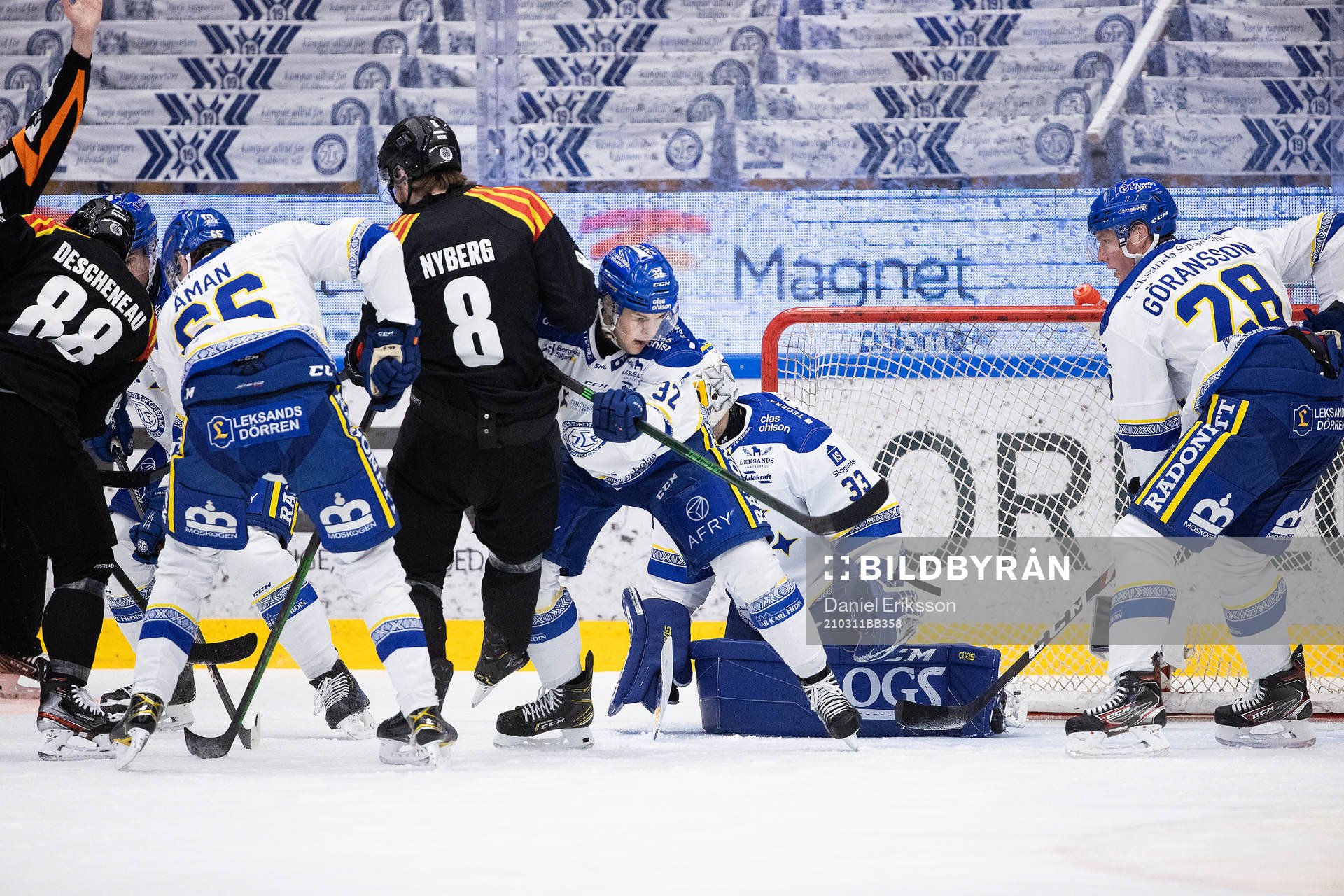 Leksands Jesper Kandergård, Mattias Göransson och