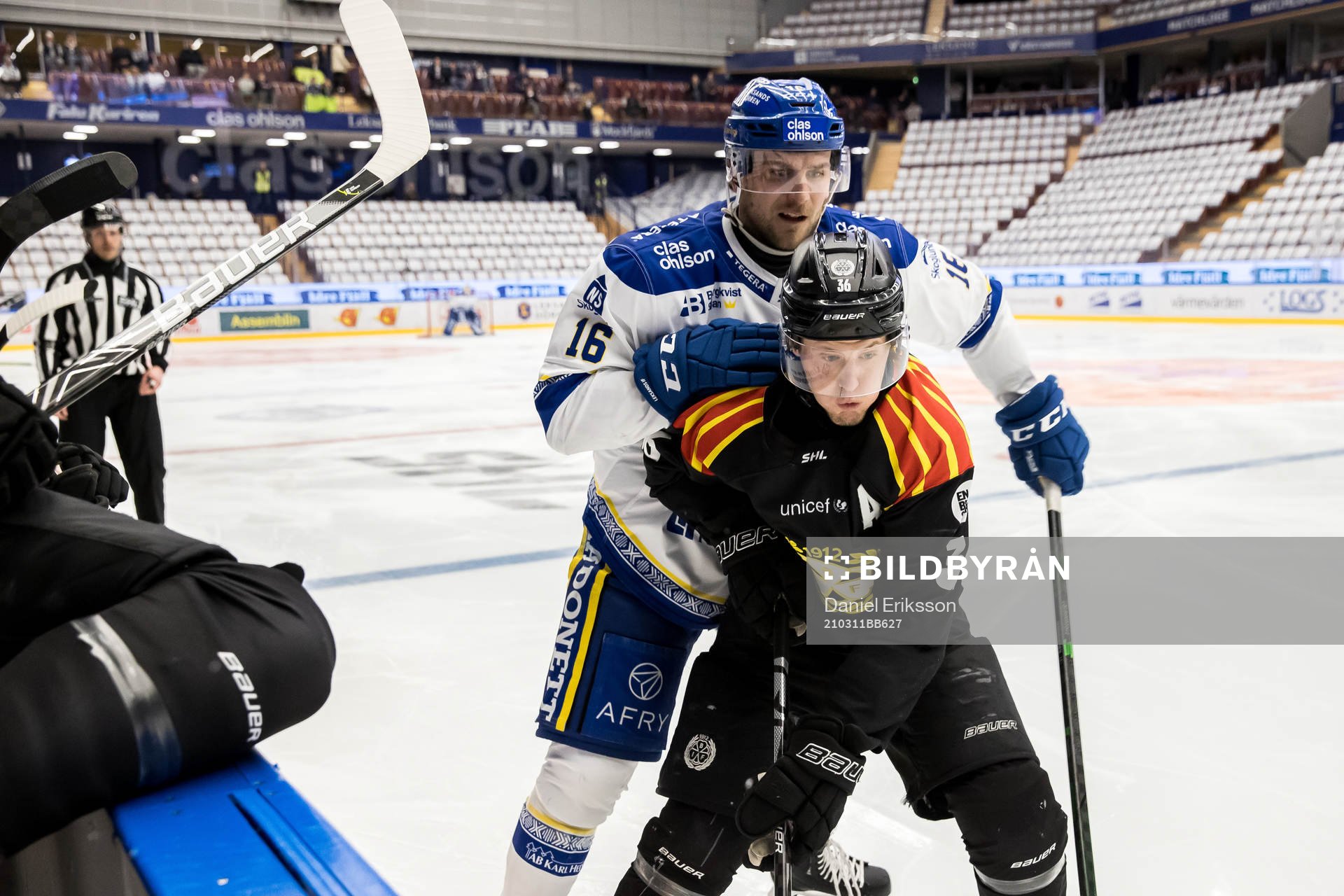Leksands Daniel Gunnarsson och Brynäs Linus Ölund