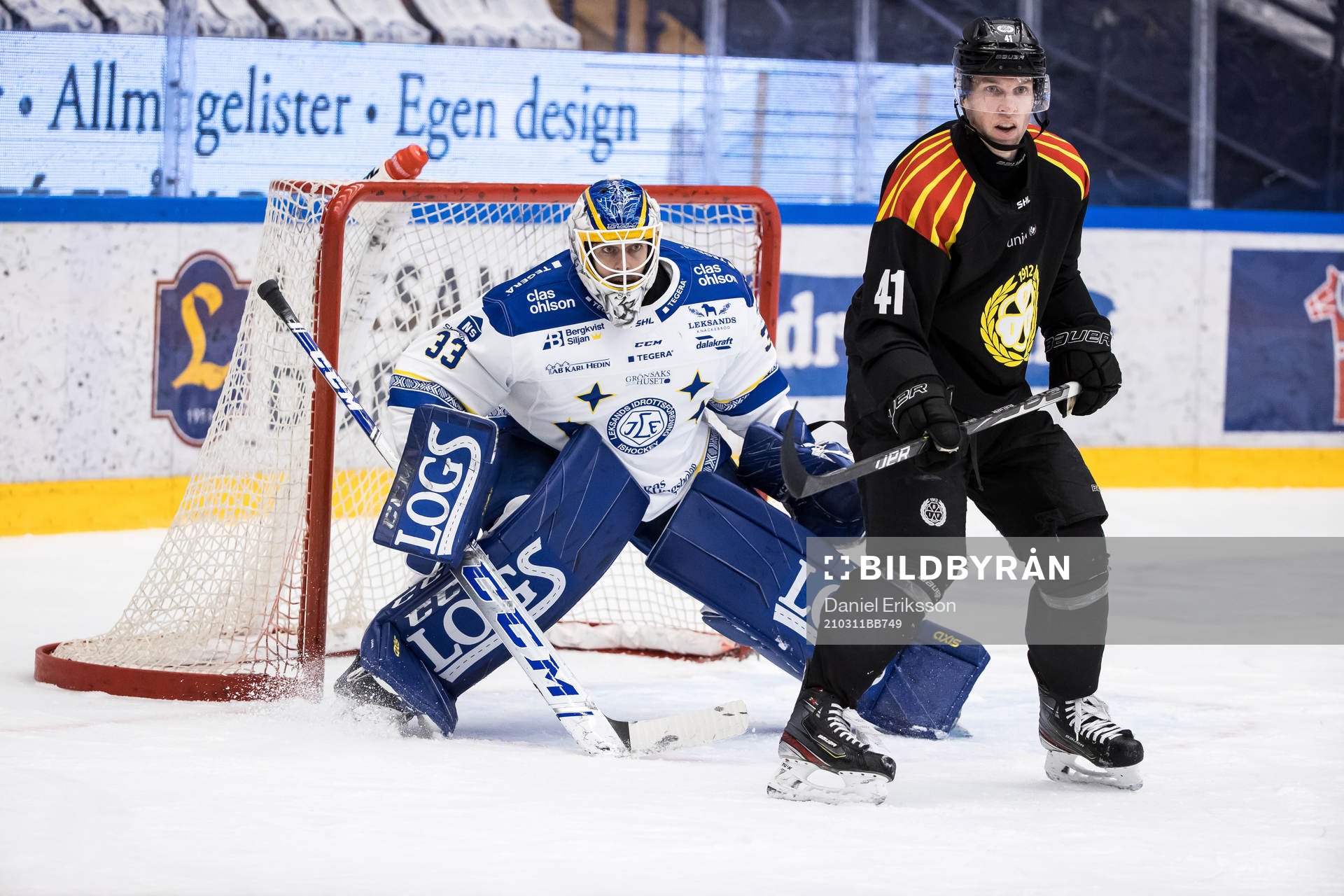 Leksands målvakt Axel Brage