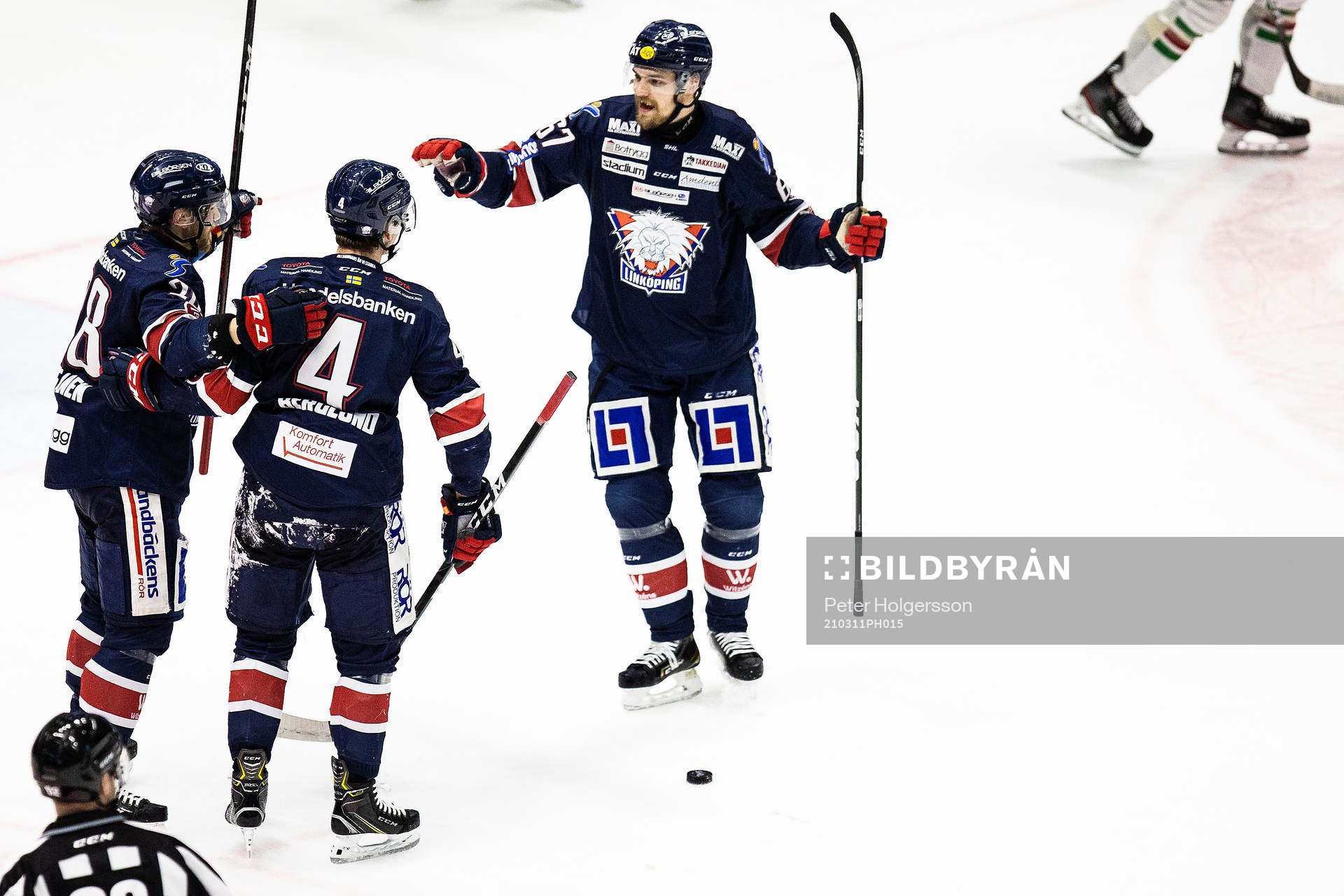 Linköpings Jaakko Rissanen jublar