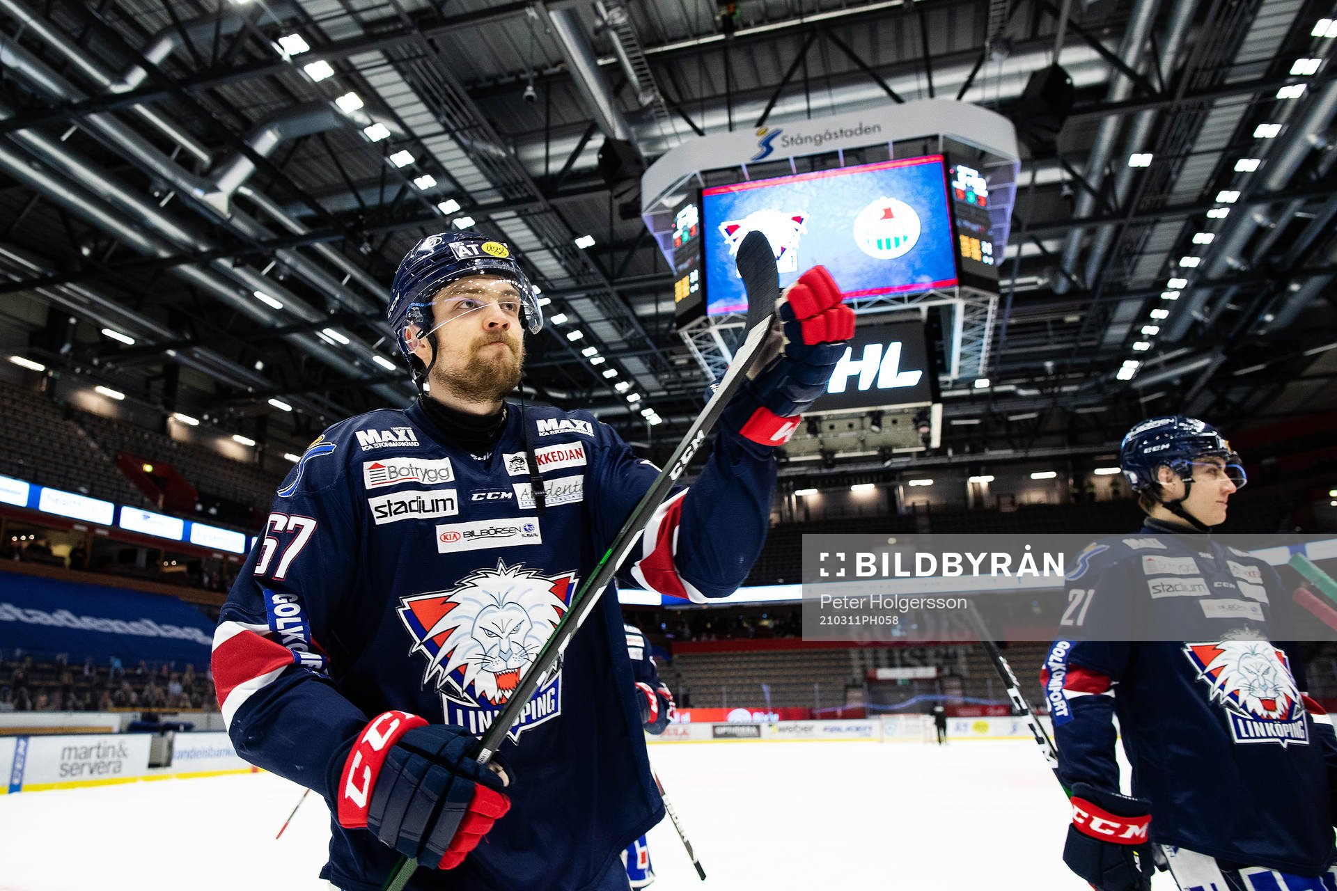 Linköpings Jarno Kärki jublar