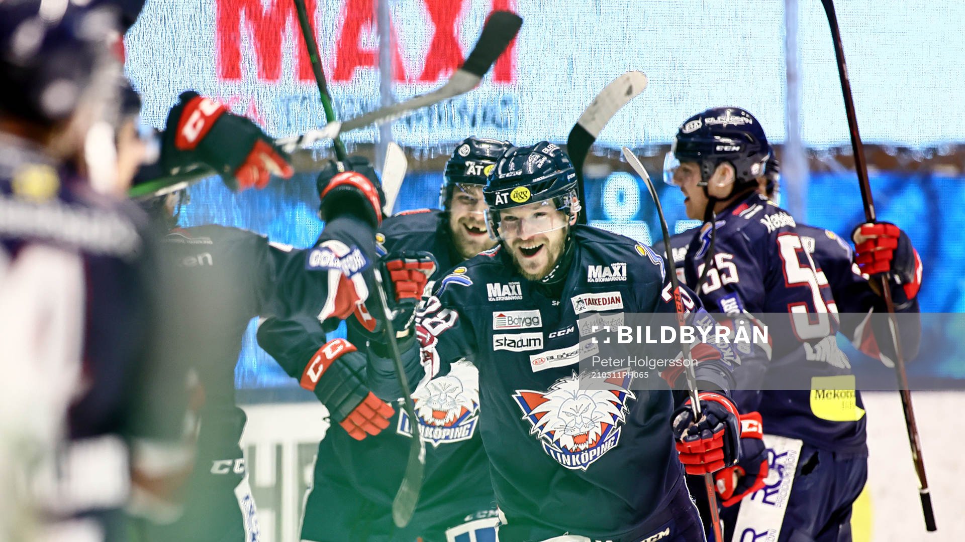 Linköpings Jaakko Rissanen jublar