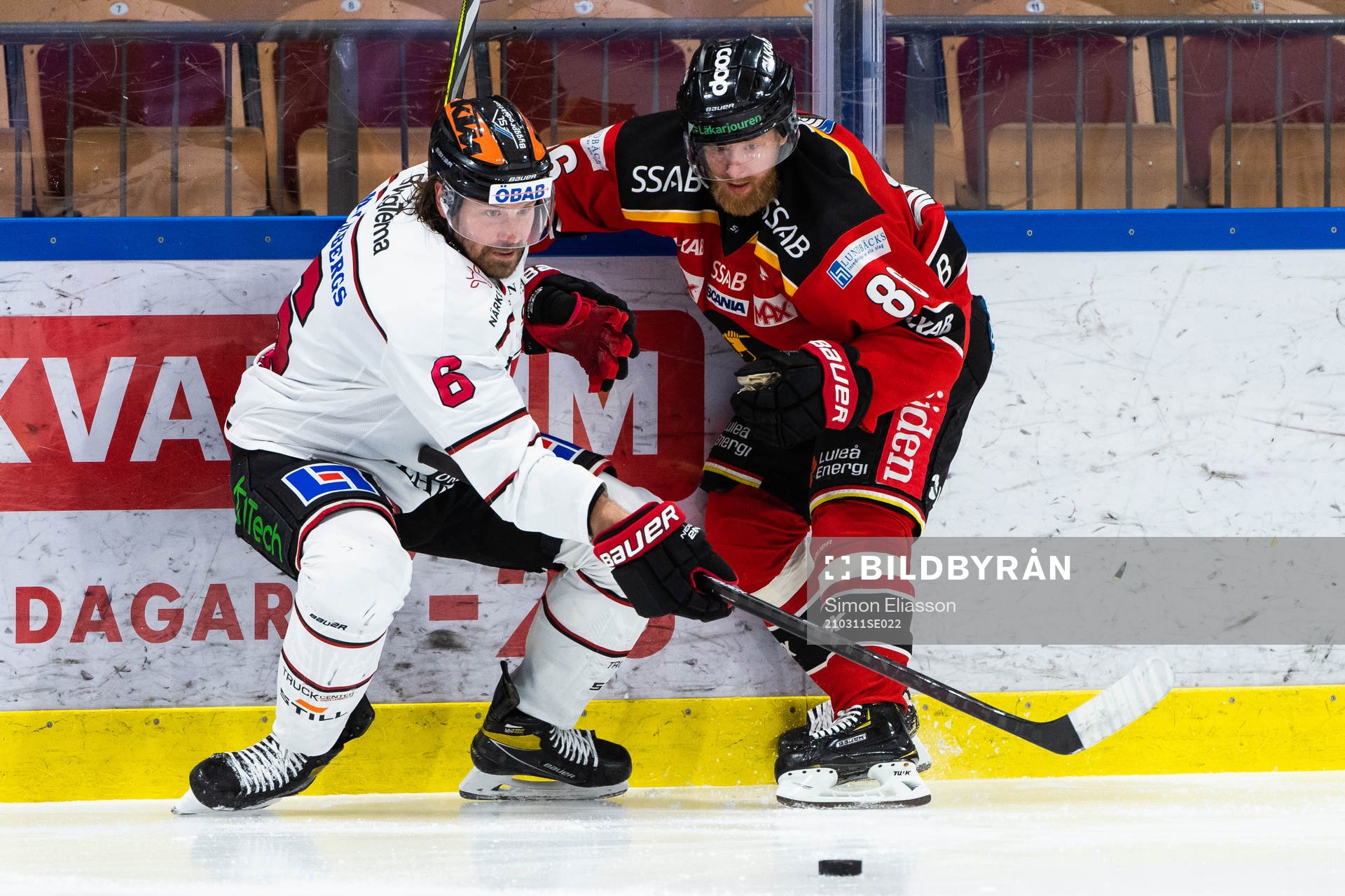 Örebros Stefan Warg  och Luleås Linus Klasen