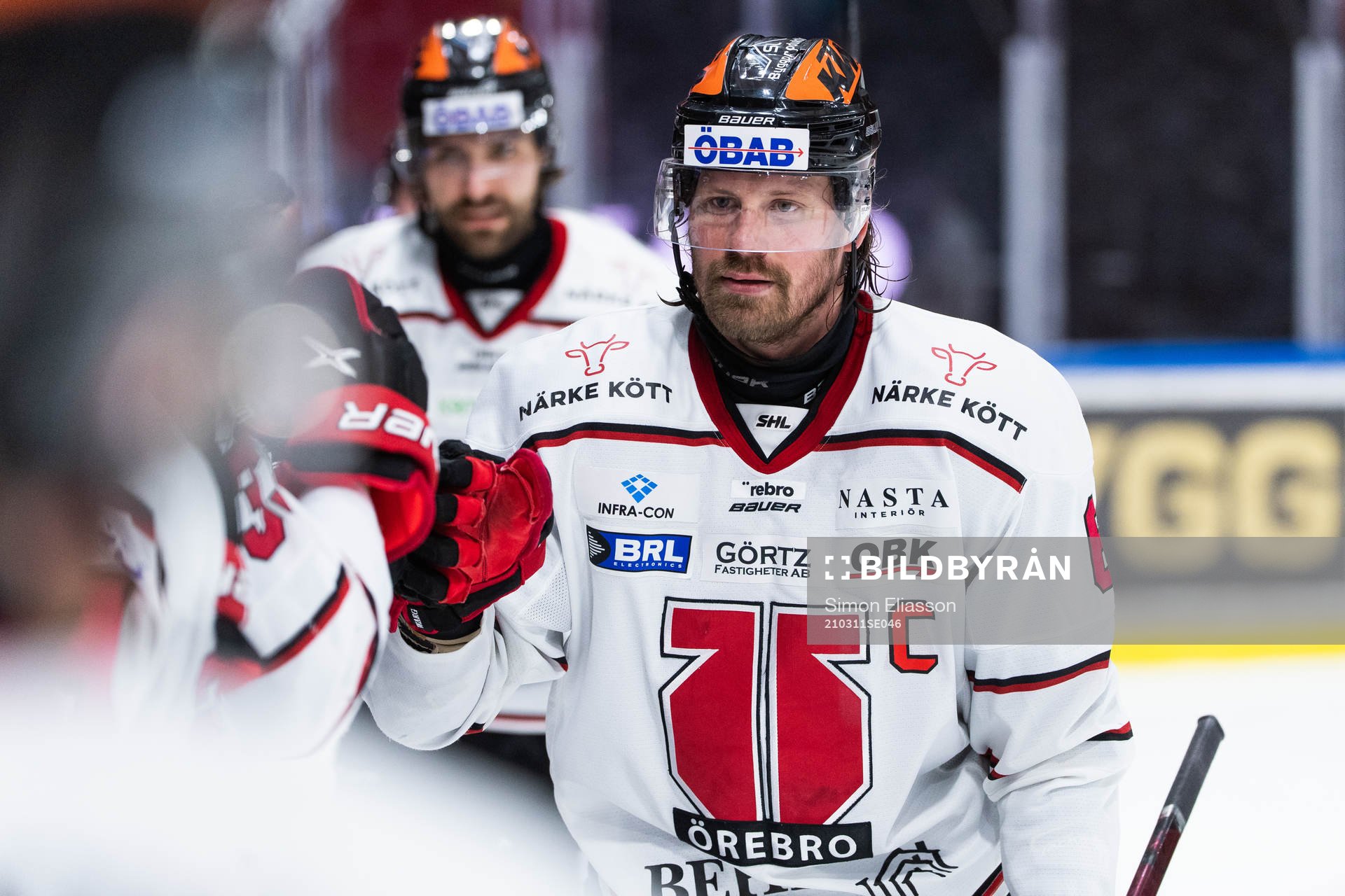 Örebros Stefan Warg jublar