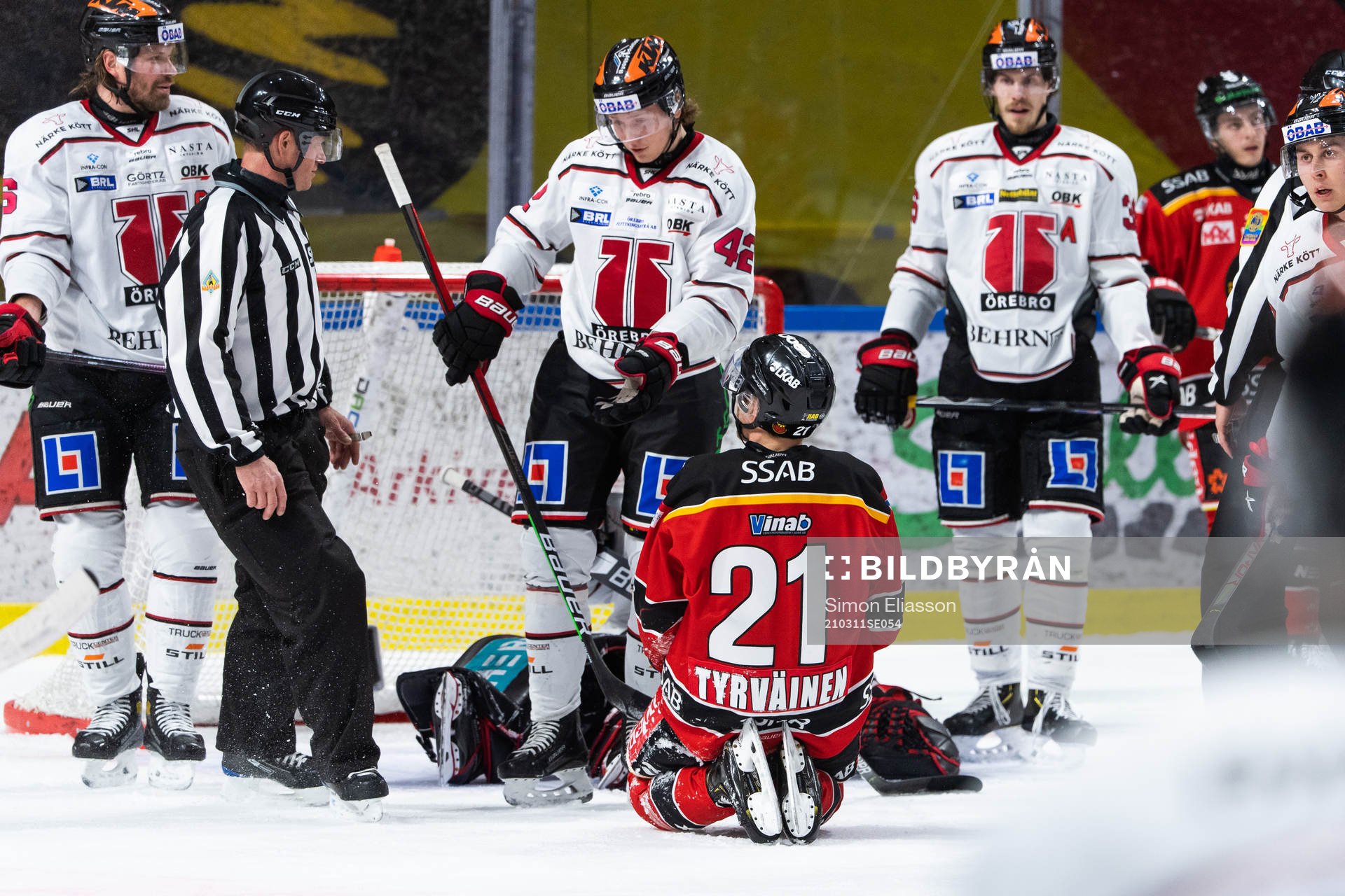 Örebros Robin Salo och Luleås Juhani Tyrväinen