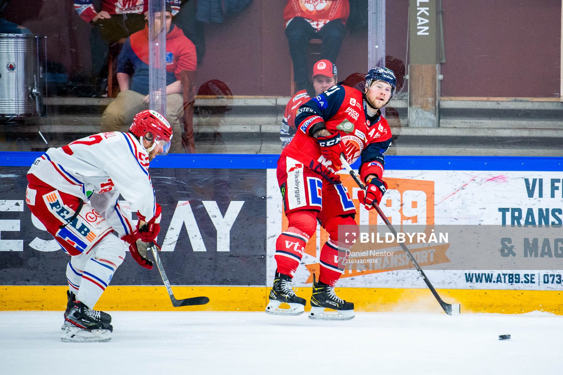 Timrås Christopher Liljewall och Västerviks Victor Öhman