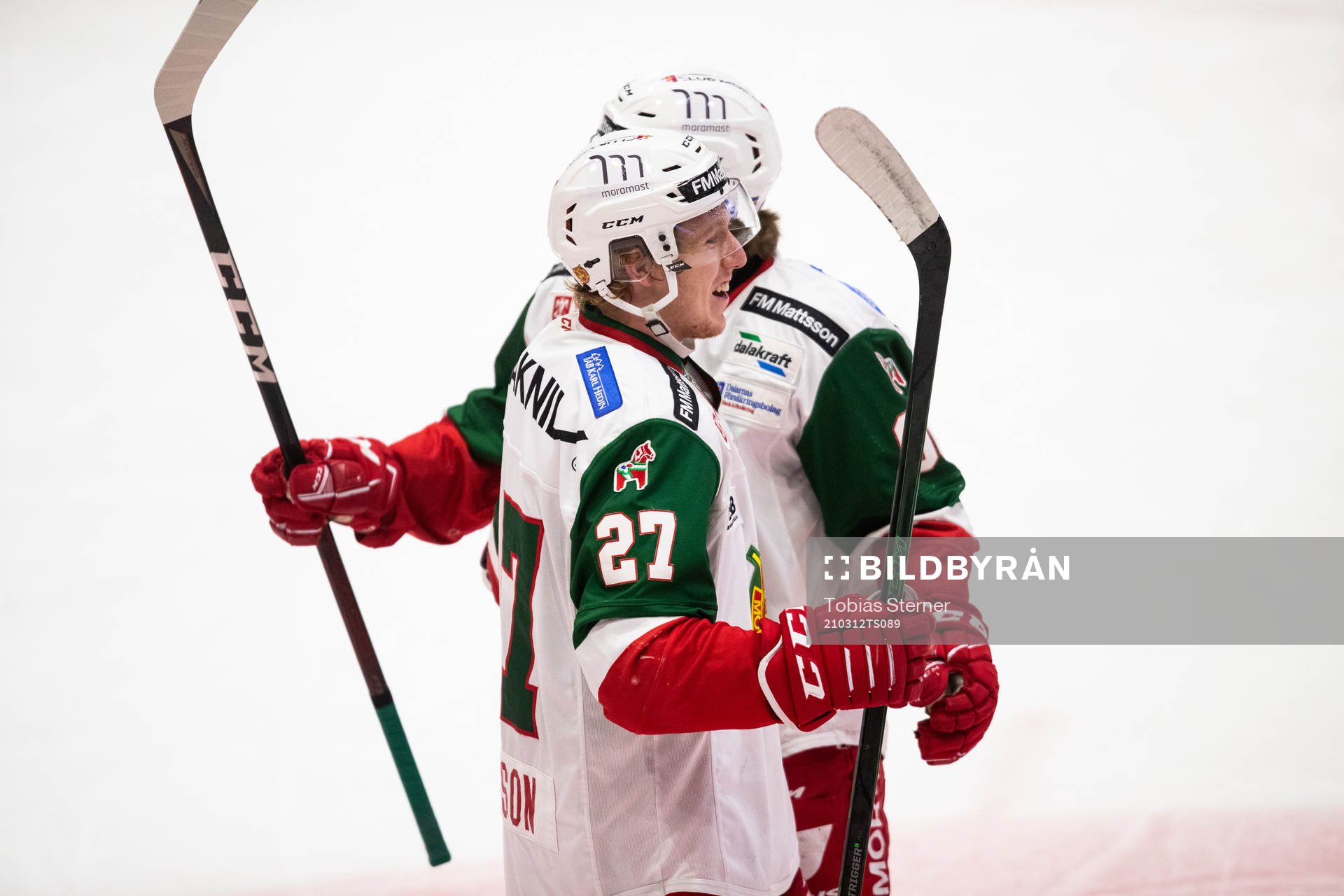 Moras Isak Andersson jublar