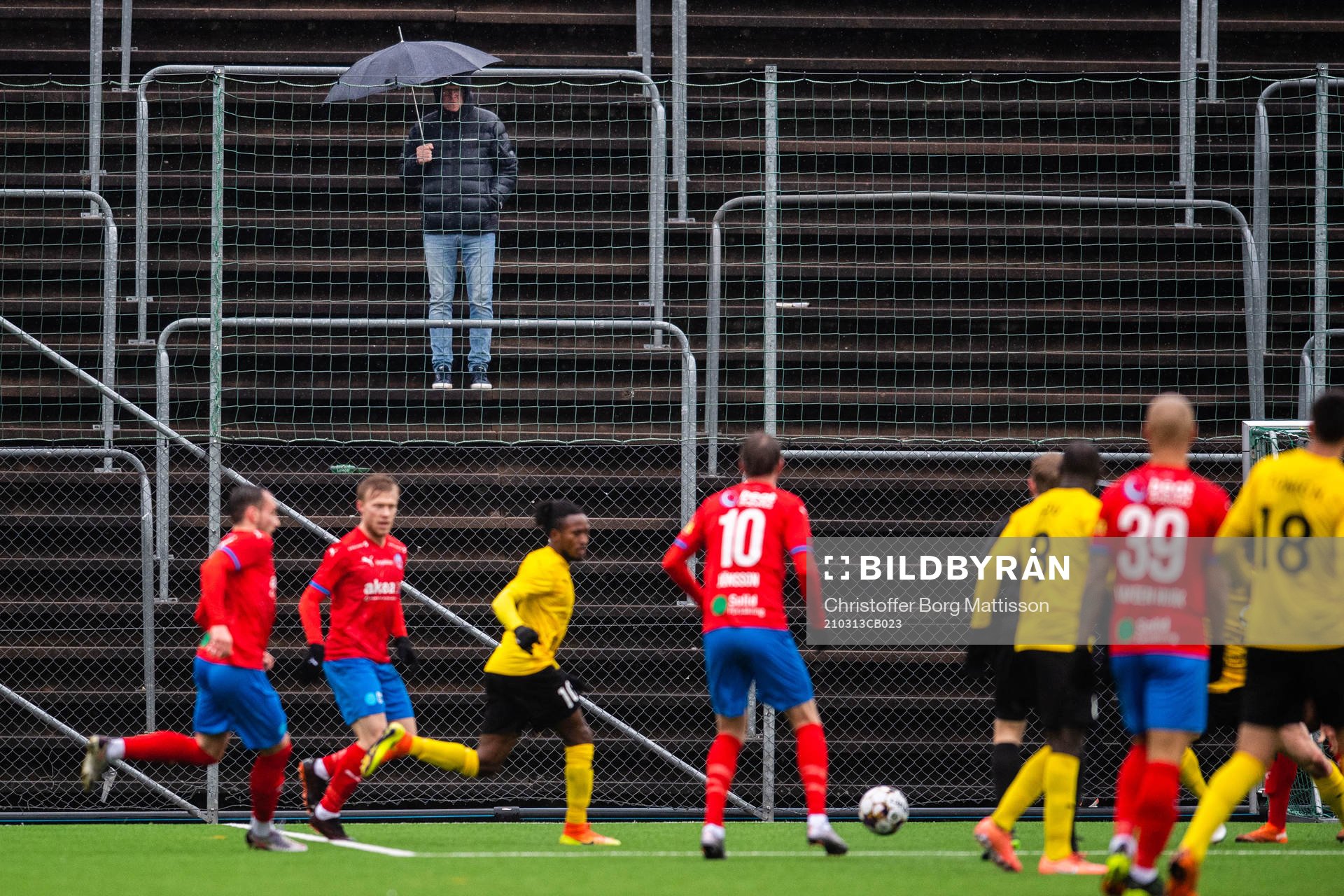 Förbundskapten Janne Andersson på läktaren