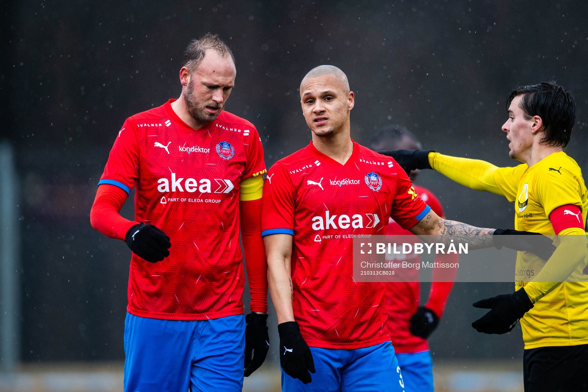 Helsingborgs Andreas Granqvist och Anthony van