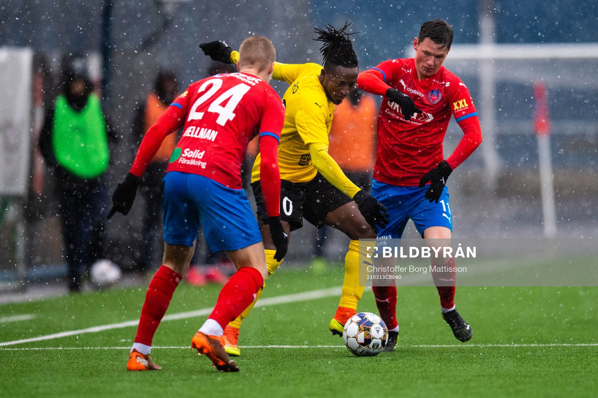 Helsingborgs Emil Hellman och Max Svensson