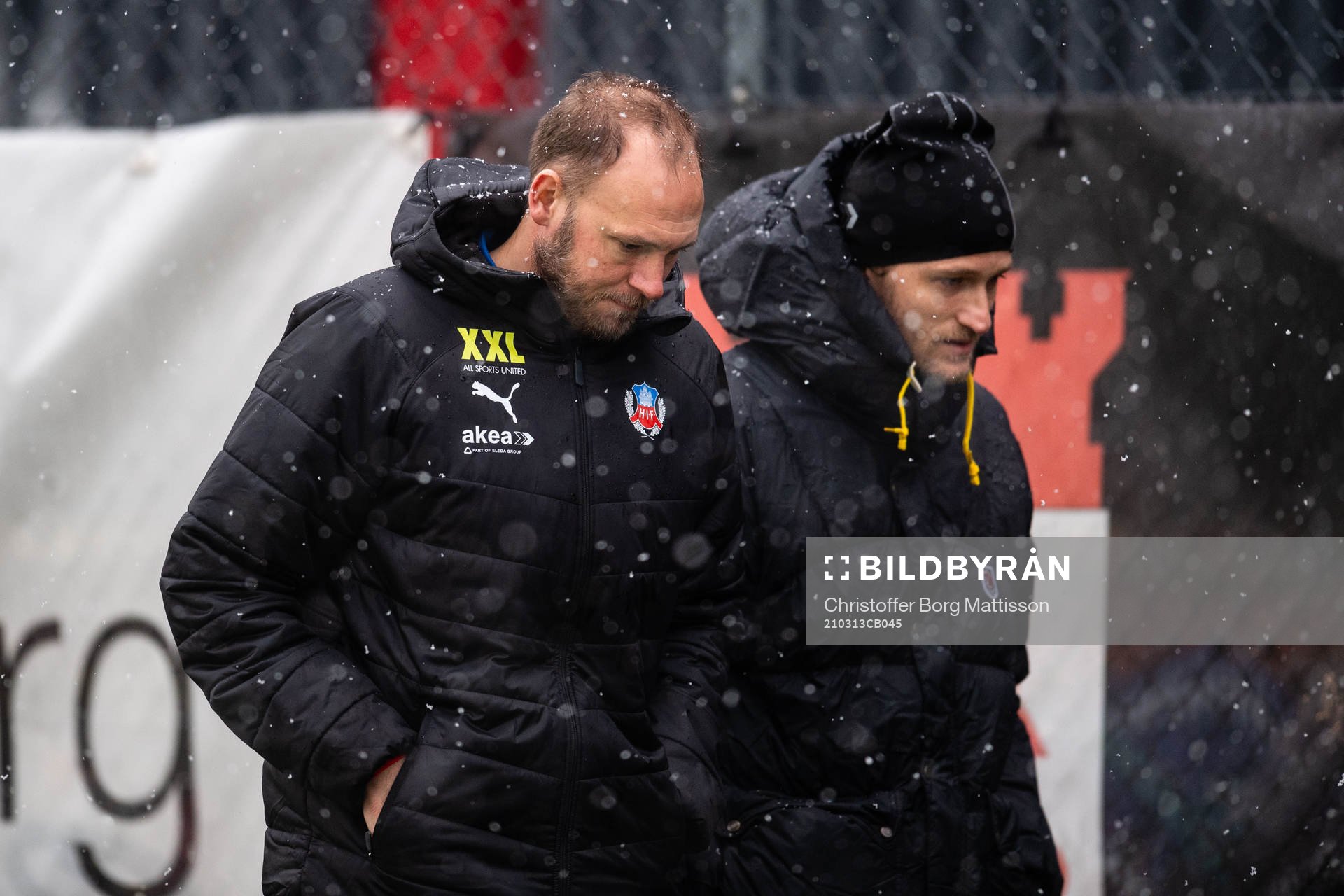 Helsingborgs Andreas Granqvist och målvakt Anders
