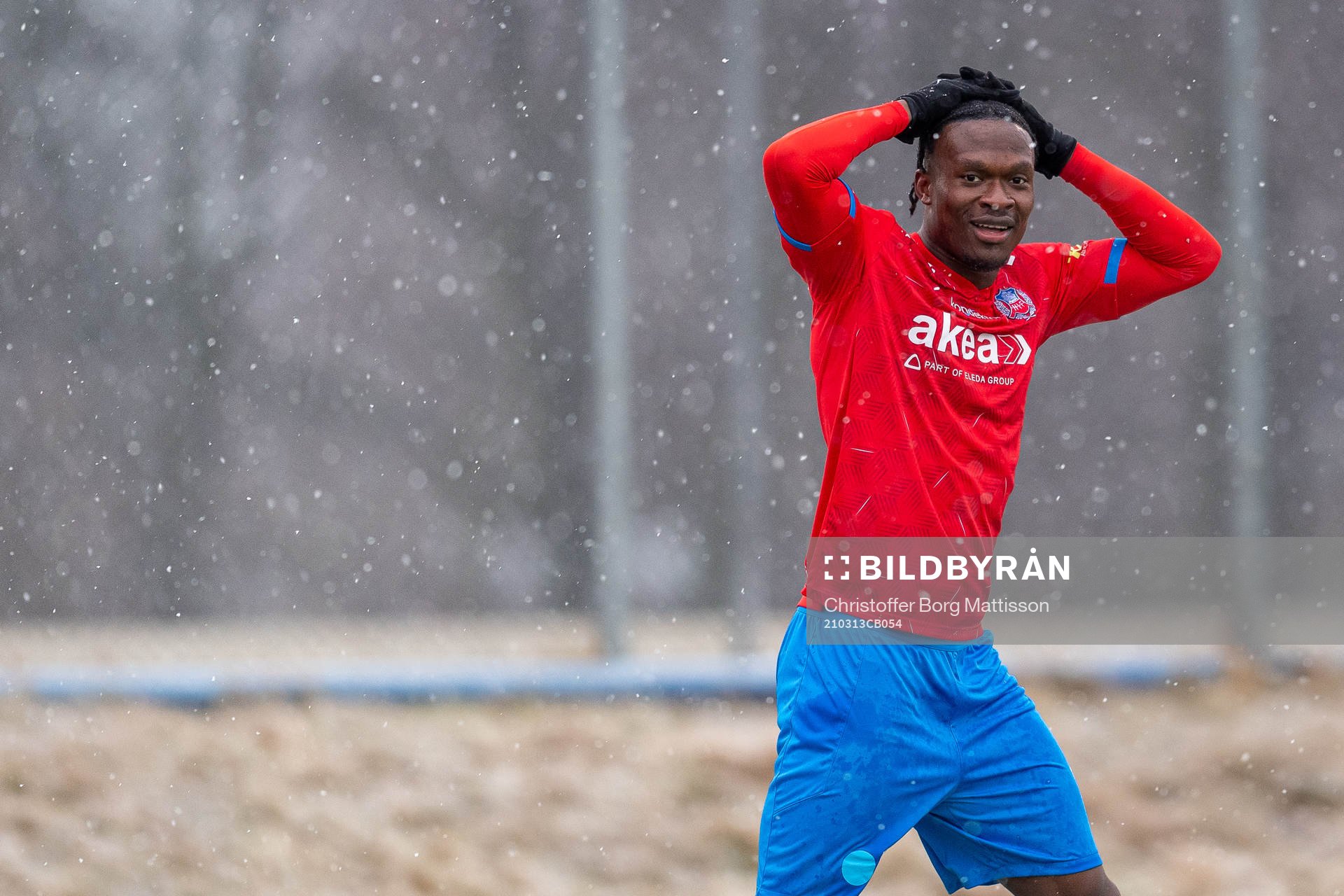 Helsingborgs Noel Mbo deppar