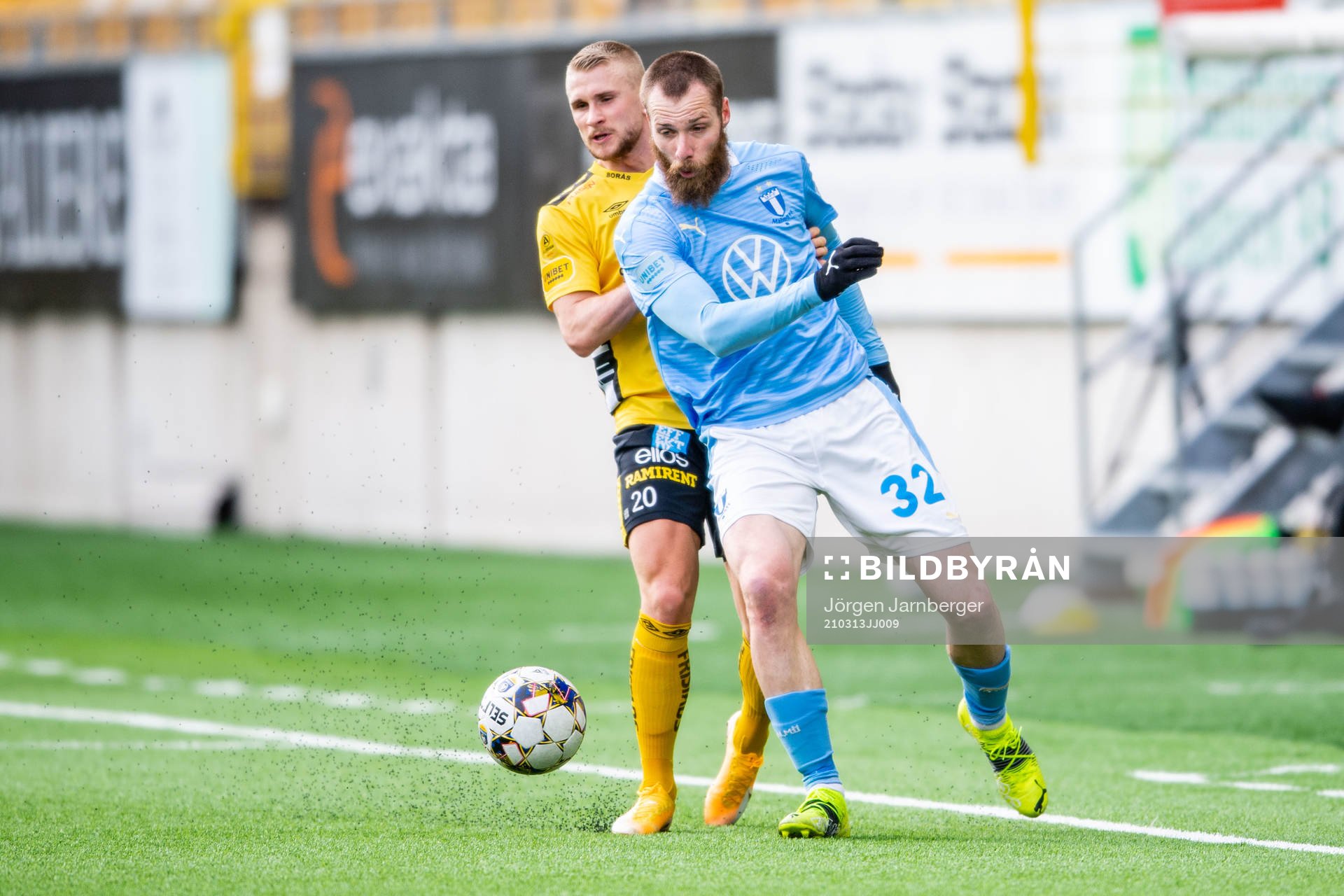 Elfsborgs Simon Strand och Malmö FFs Jo Inge Berget