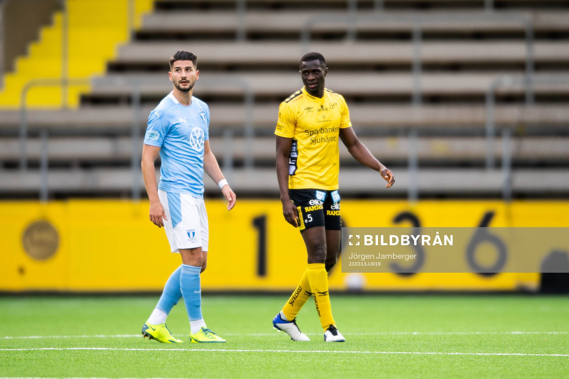 Malmö FFs Antonio Colak och Elfsborgs Maudo Jarjué