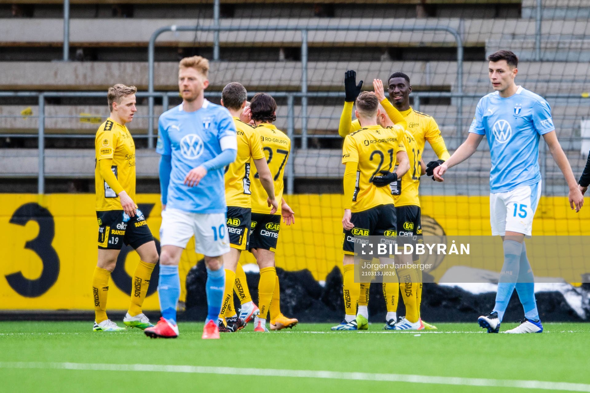 Elfsborgs spelare jublar