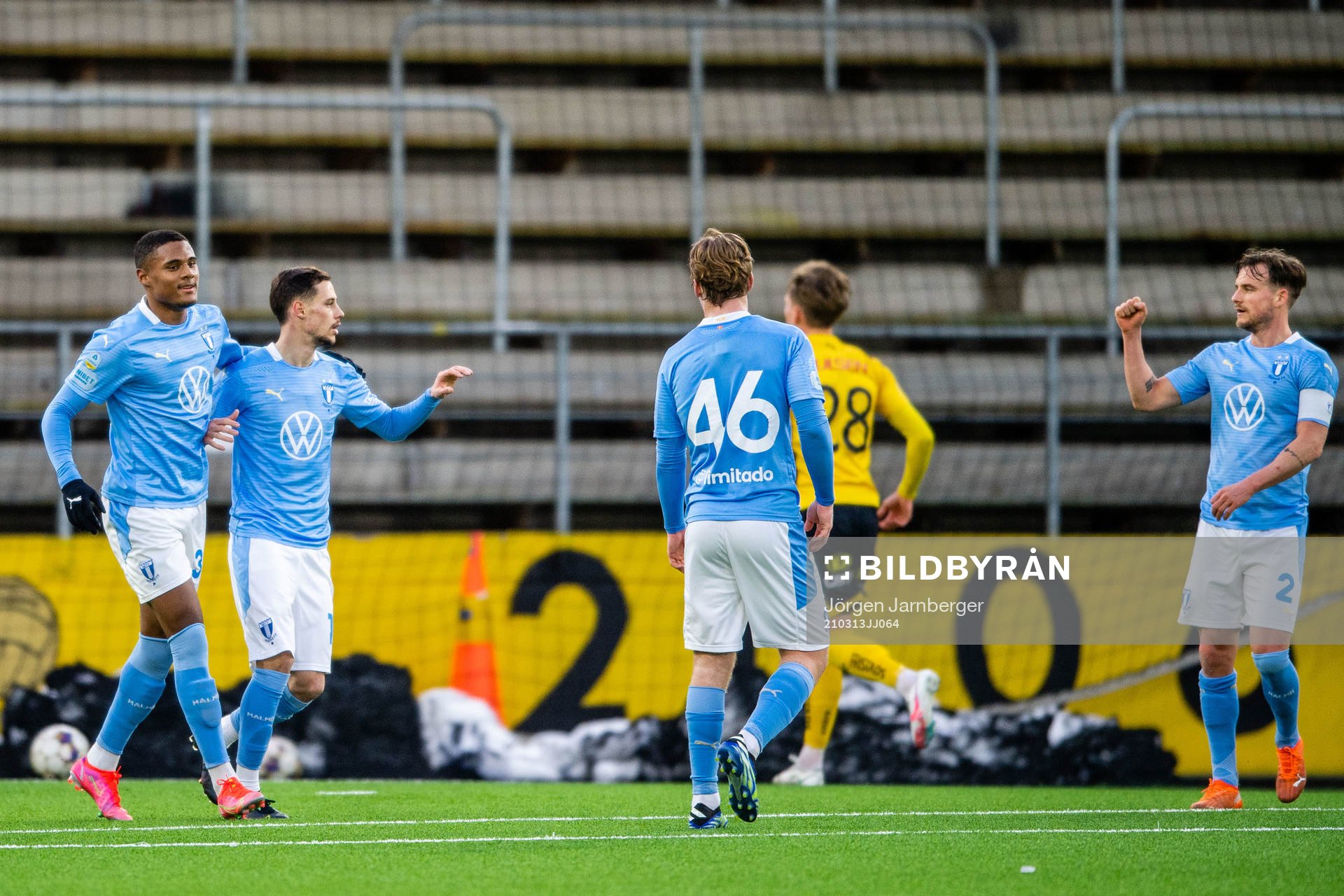Malmö FFs Veiko Birmancevic jublar