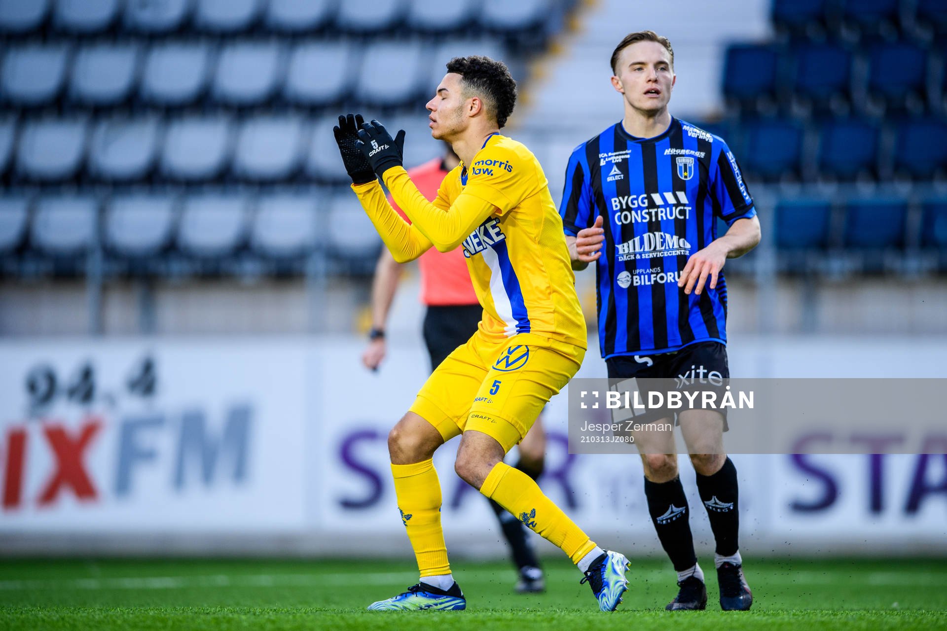 IFK Göteborgs Alexander Jallow deppar
